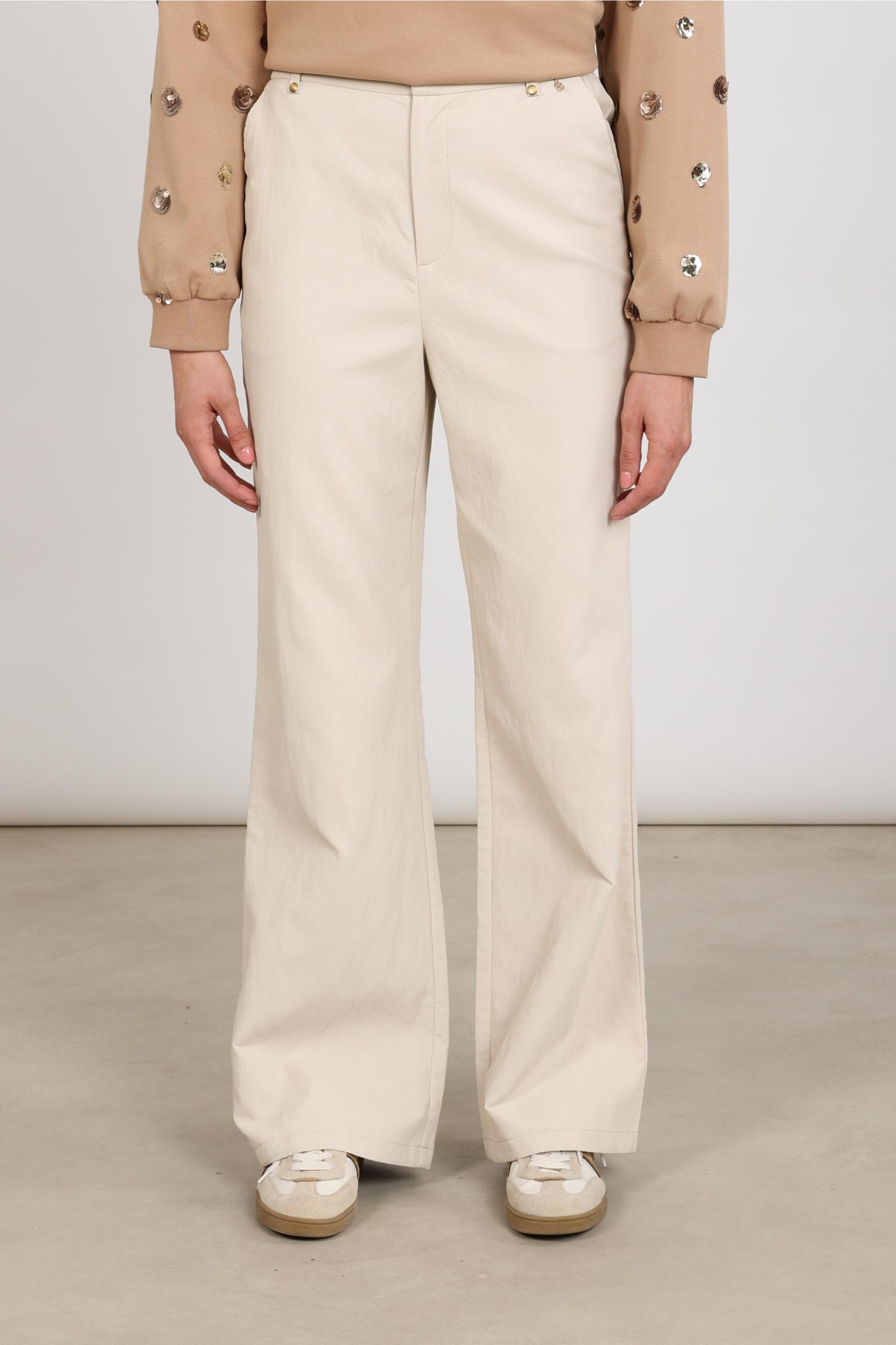 Beverly Pants PU | Sand