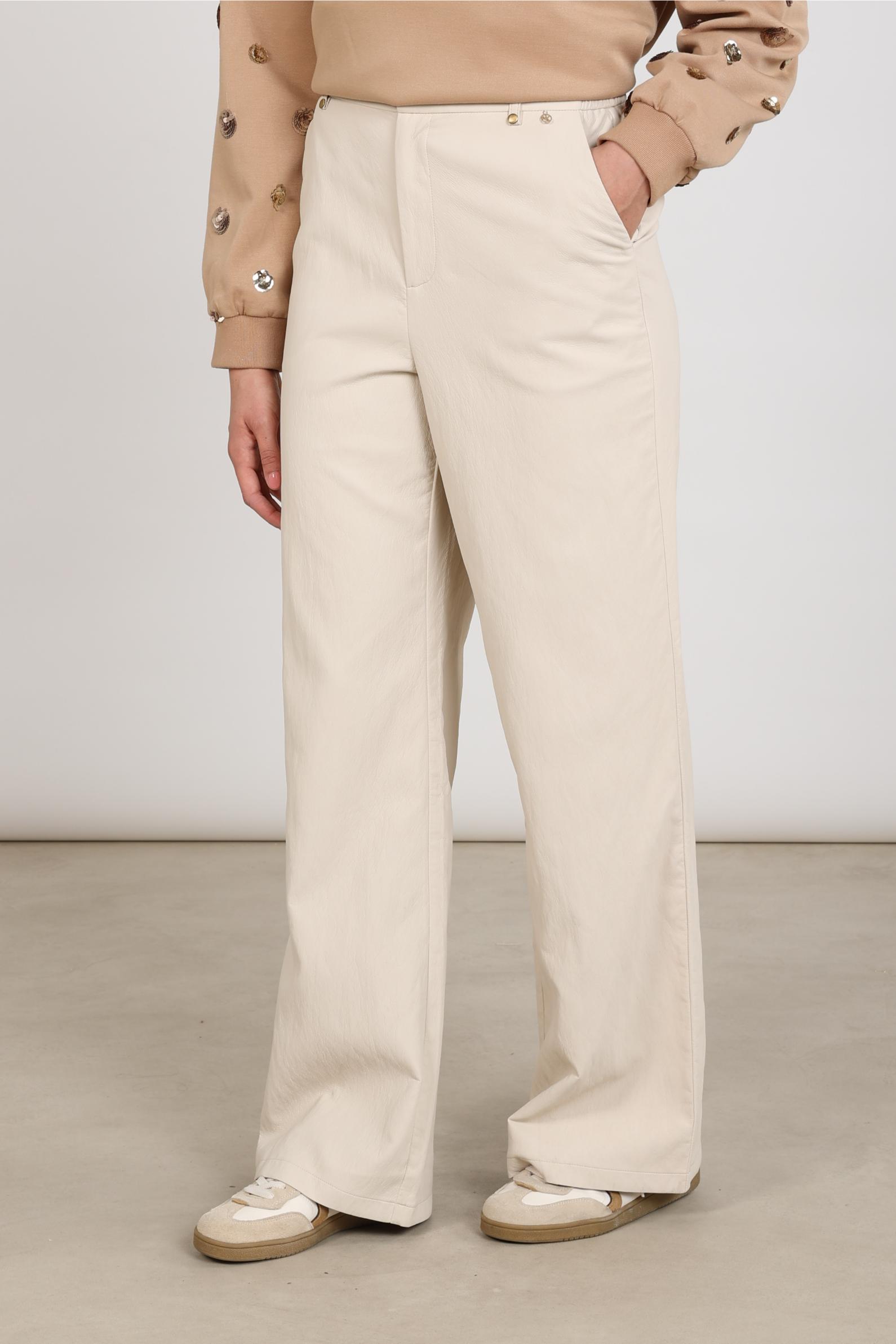 Beverly Pants PU | Sand