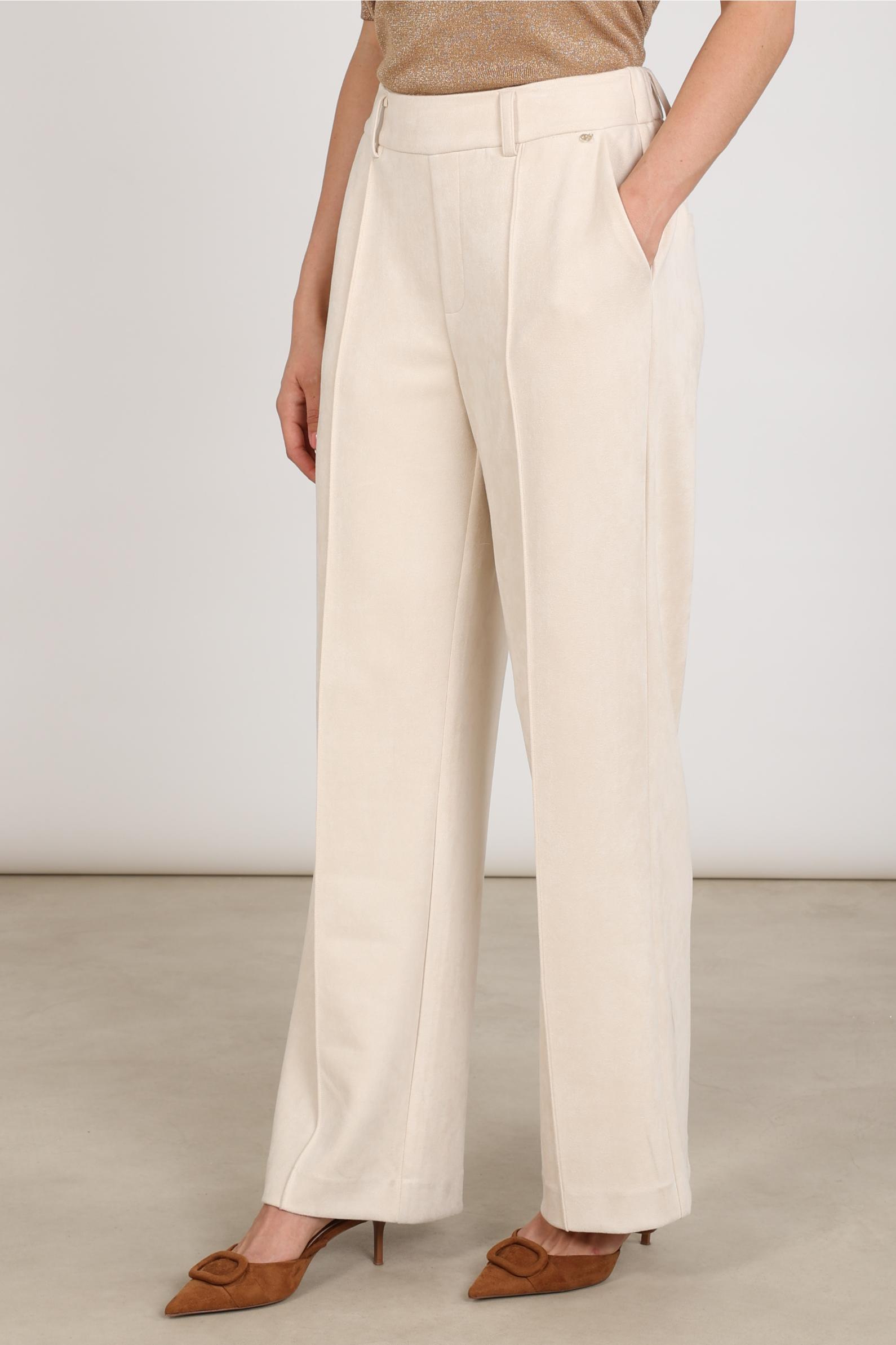 Jill Pants Suedine | Off White