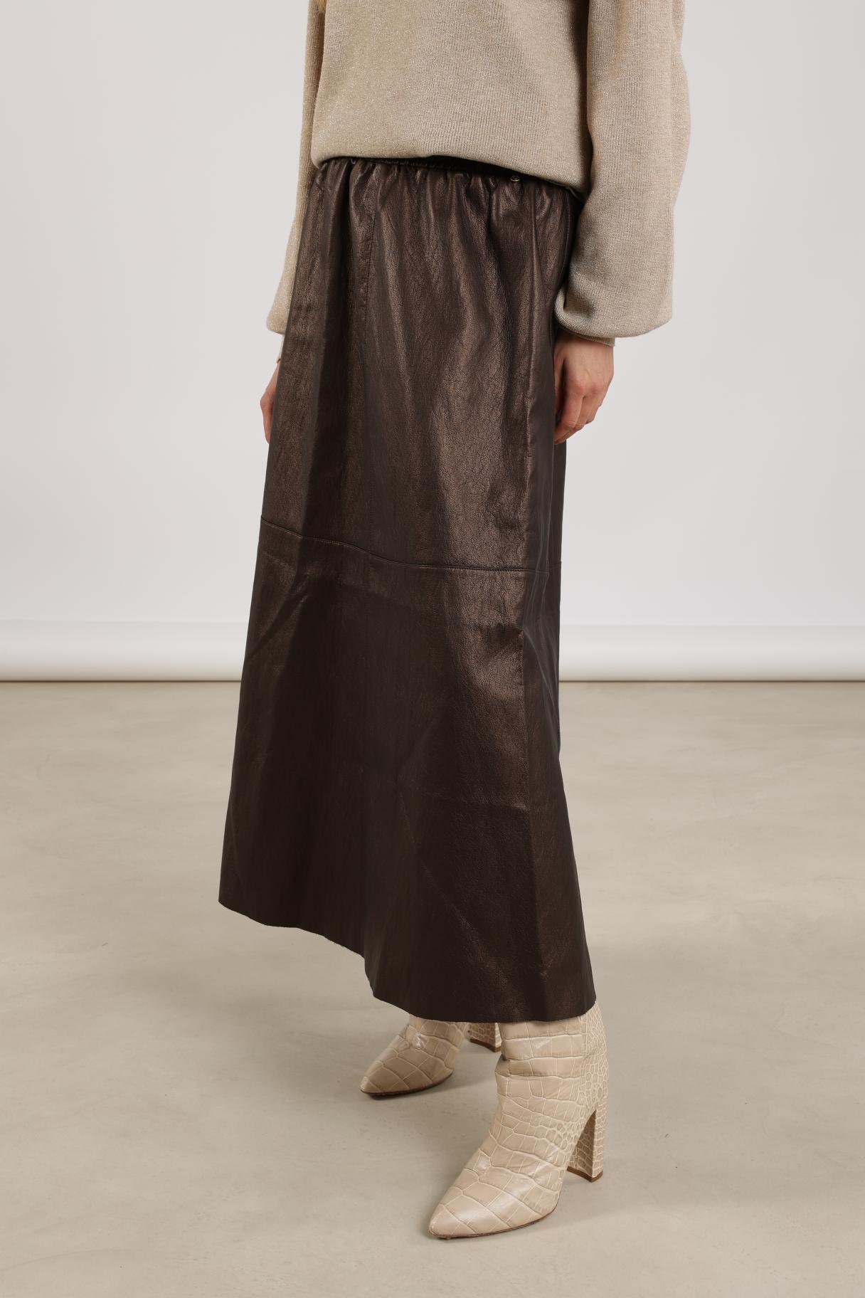 Amber Skirt | Fango/Dark Chocolate