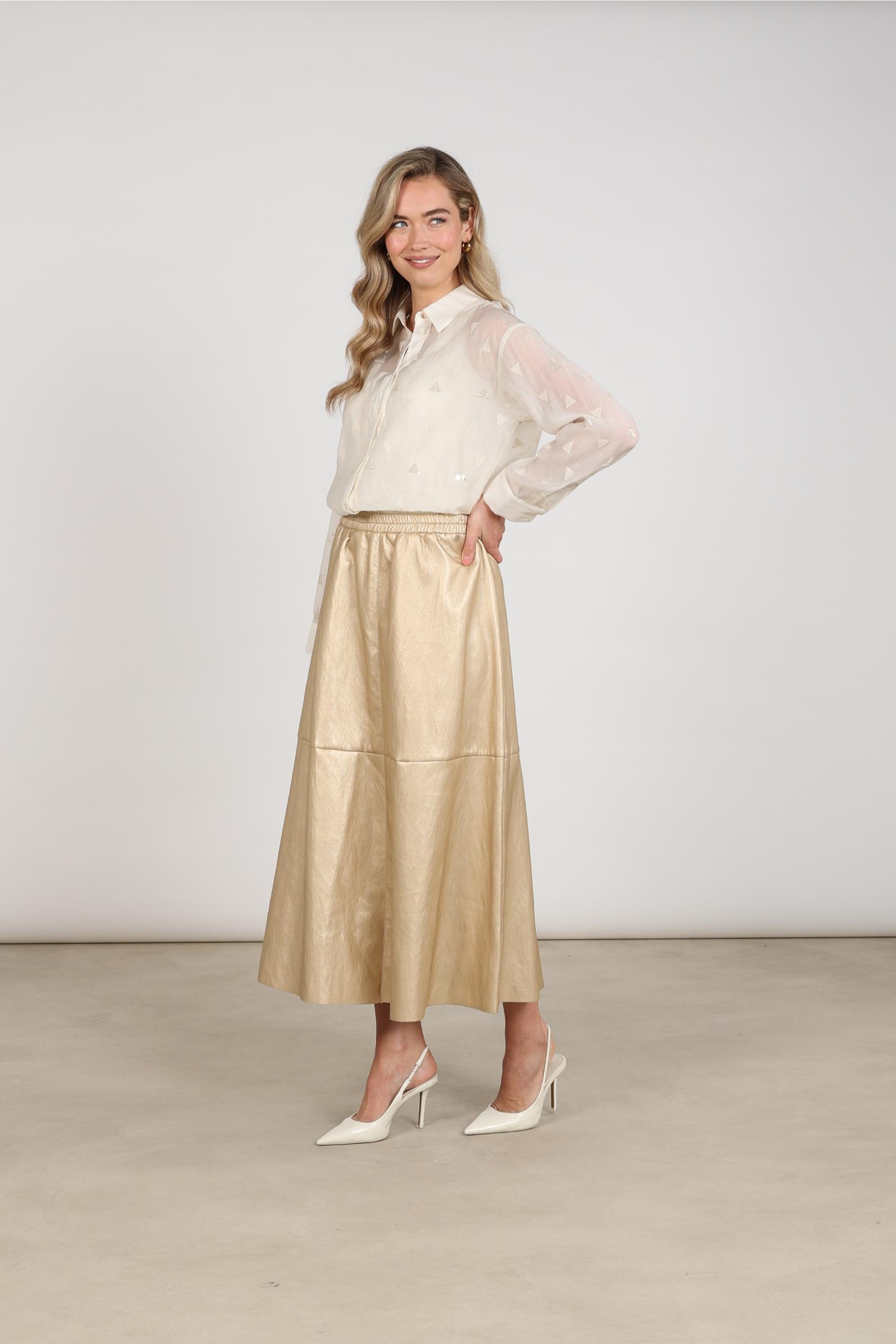 Britney Skirt | Gold