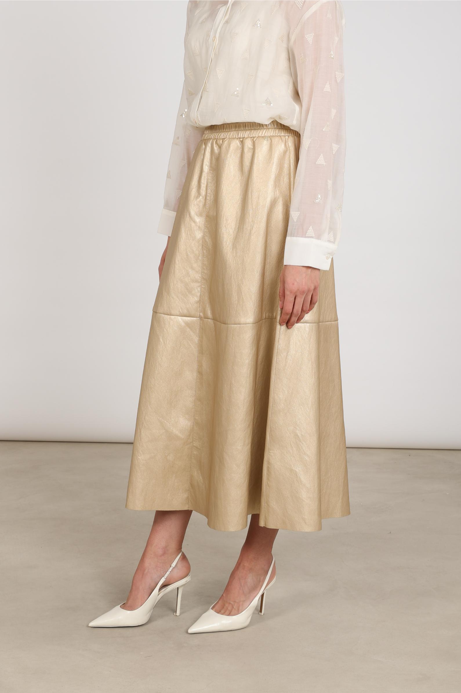 Britney Skirt | Gold