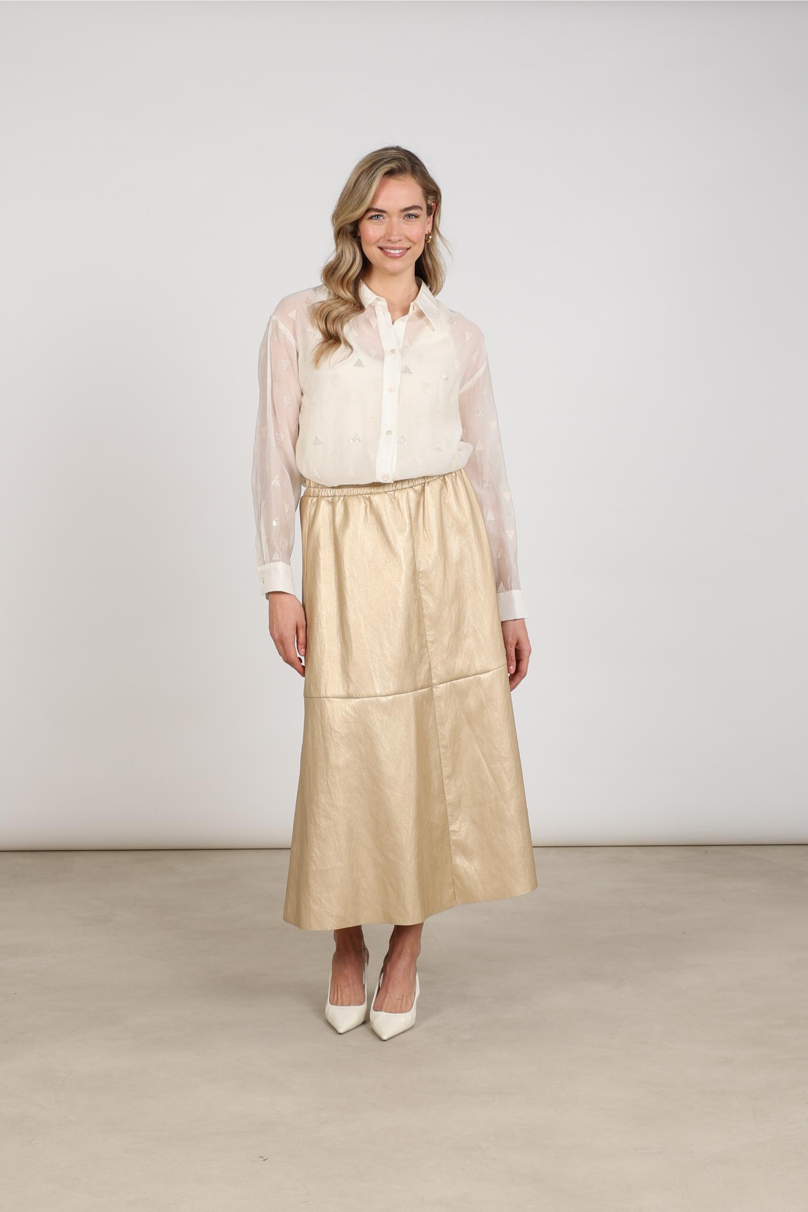 Britney Skirt | Gold