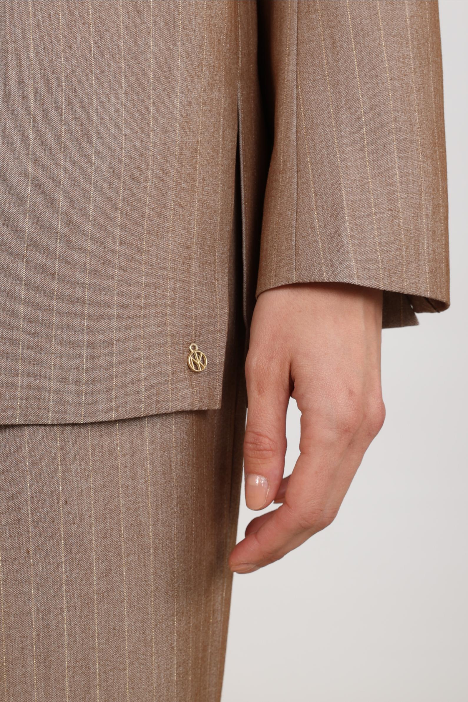 Doloris Blazer Stripes | Taupe