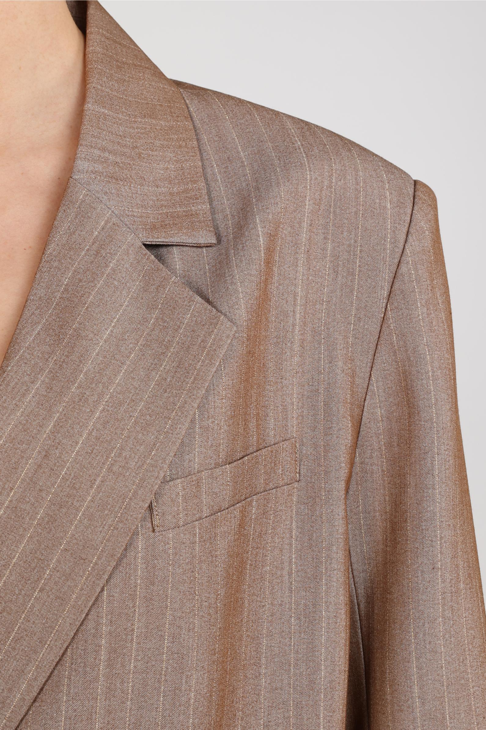 Doloris Blazer Stripes | Taupe