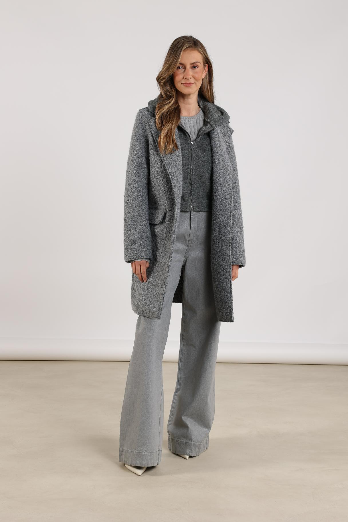 Inna Jacket Boucle | Antracite