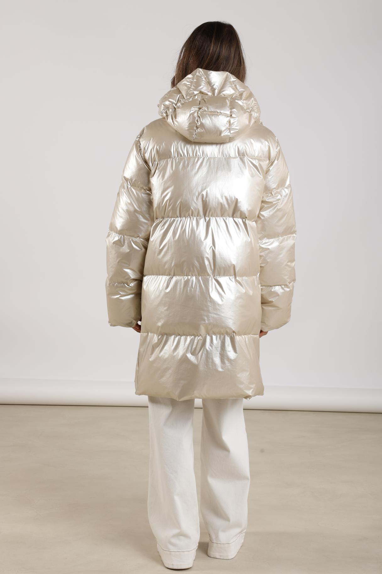 Tessie Coat Metallic | Sand