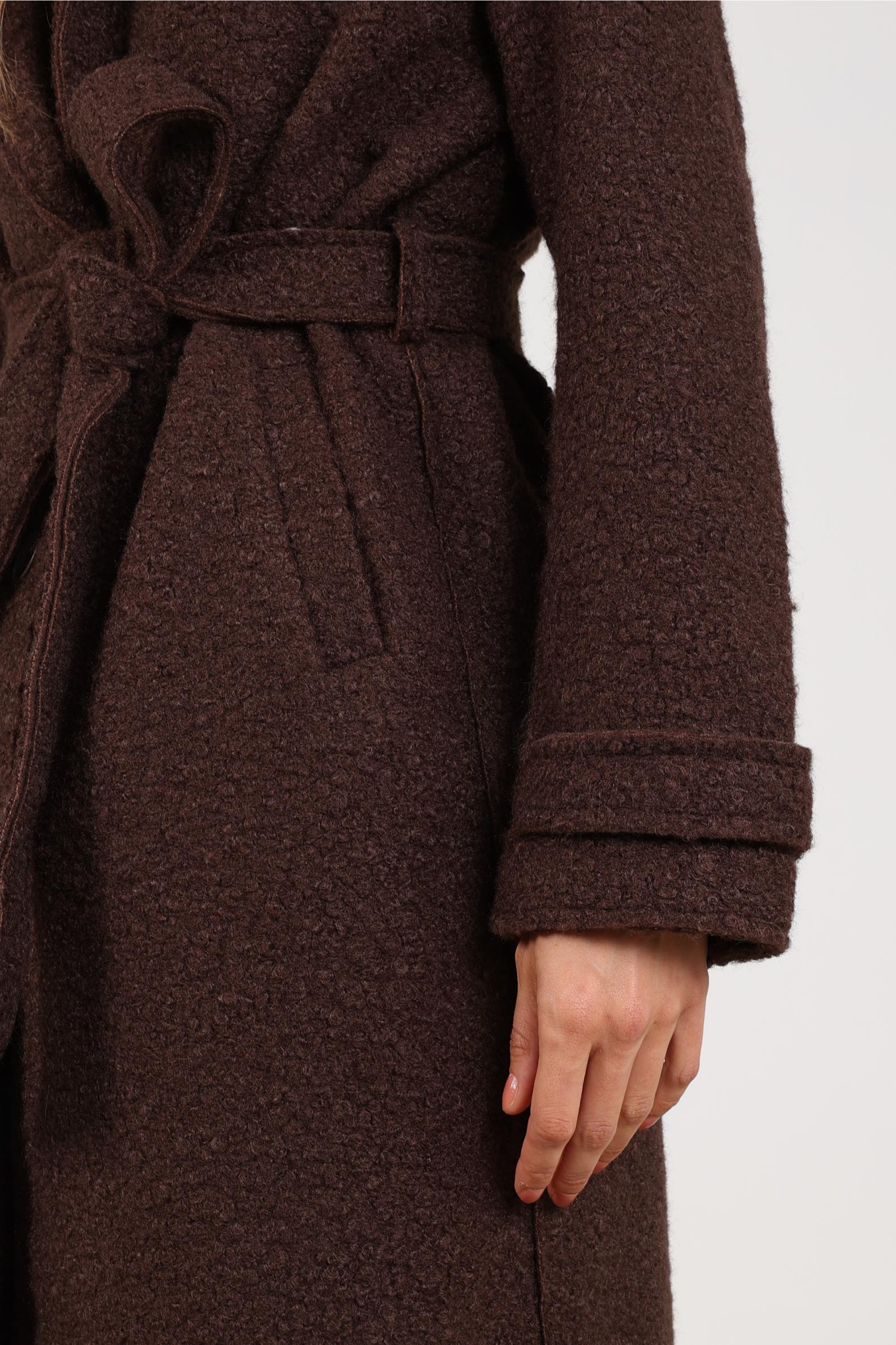 Mace Coat Boucle | Chocolate