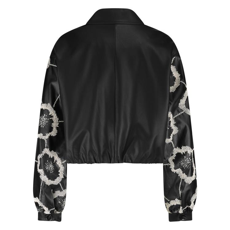 Fiene Jacket Embroidery | Black