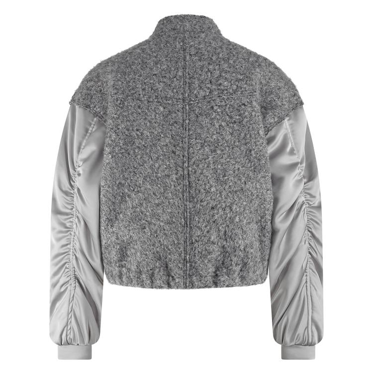 Baltimore Jacket Satin | Light grey