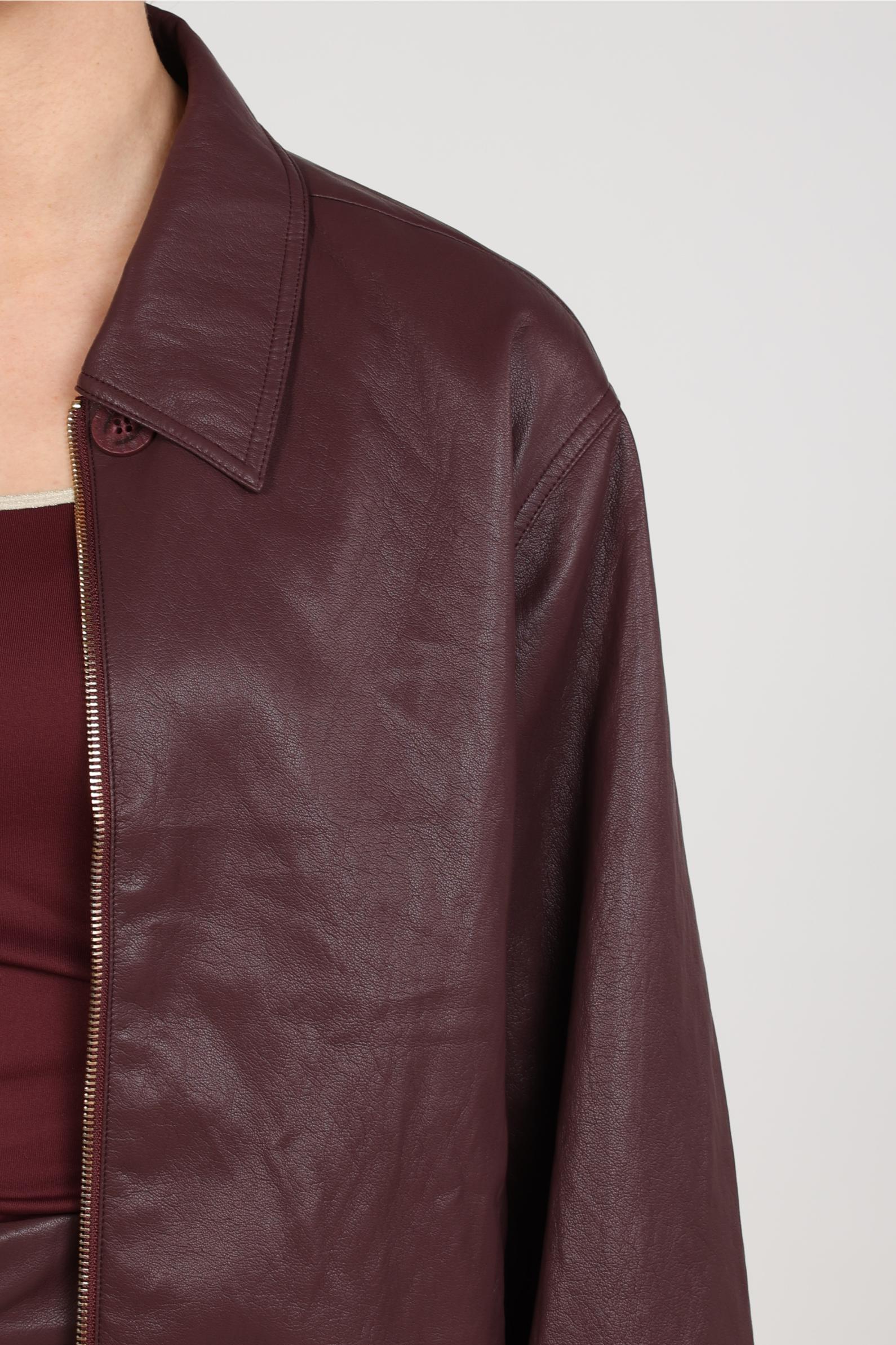 Dominique Jacket PU | Cherry