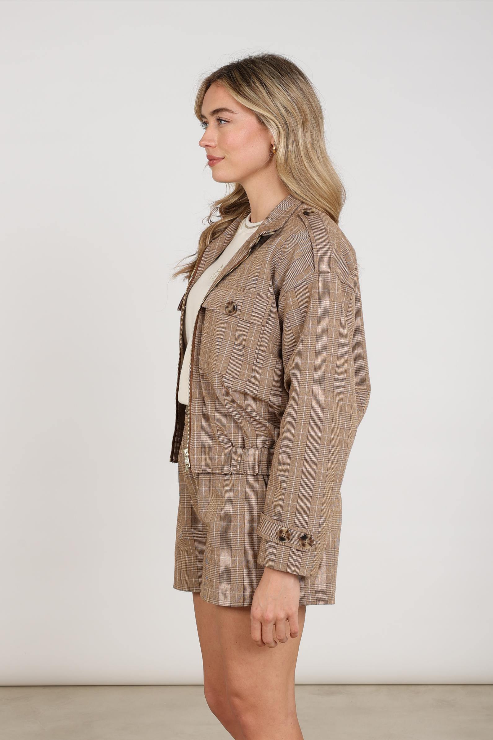 Hope Jacket Check | Toffee
