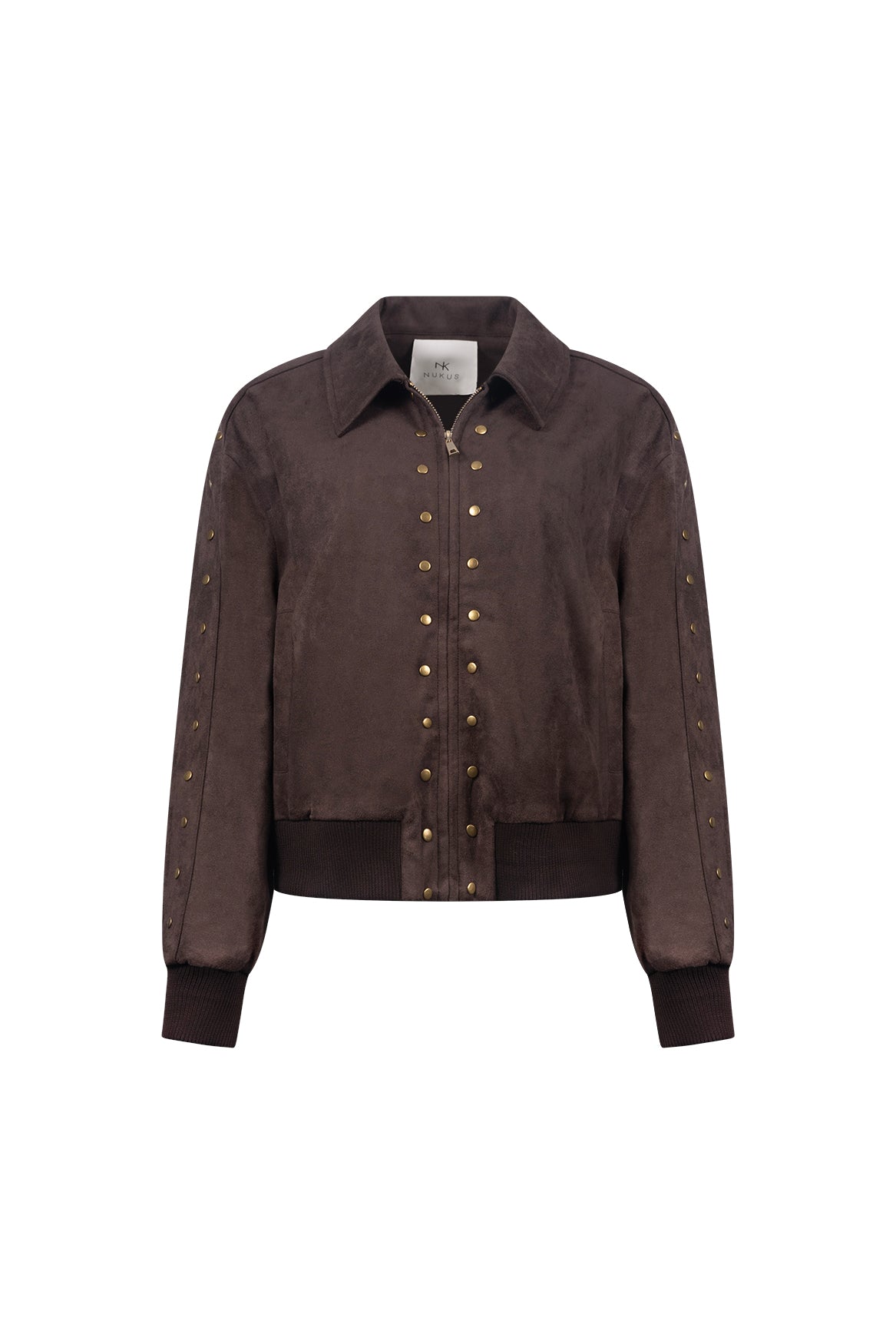 Doretta Jacket Studs | Chocolate