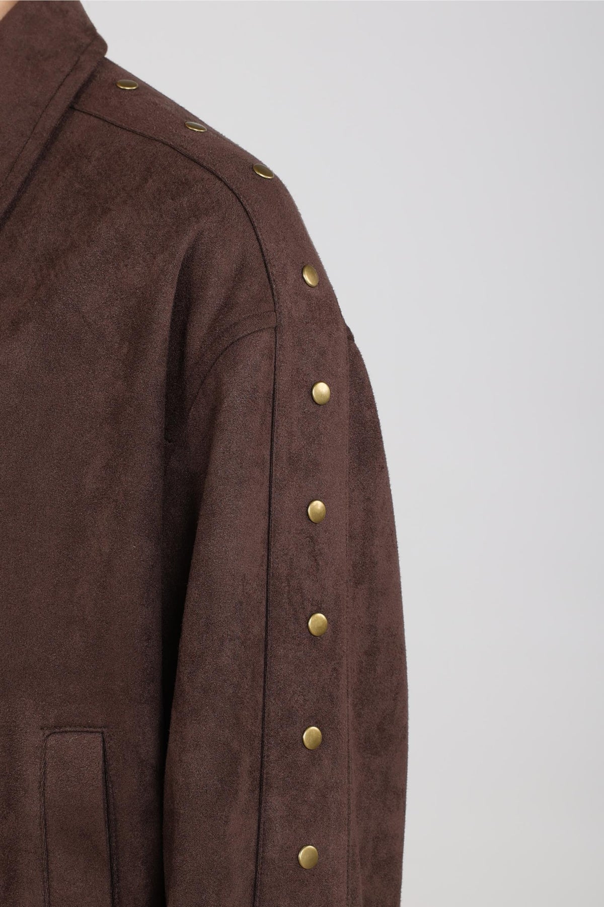 Doretta Jacket Studs | Chocolate