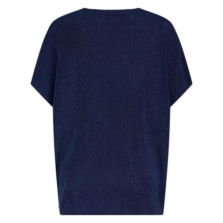 Dina Top Lurex | Navy