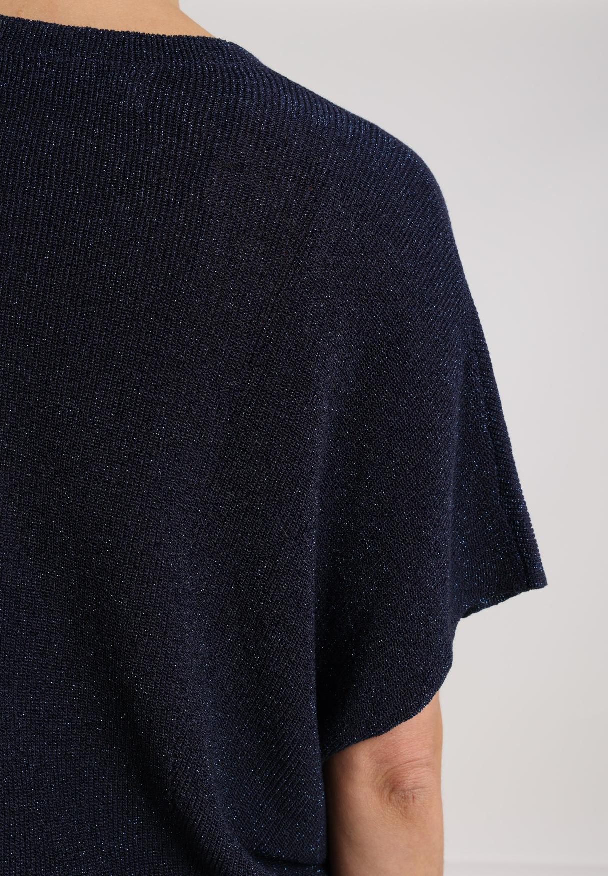 Dina Top Lurex | Navy