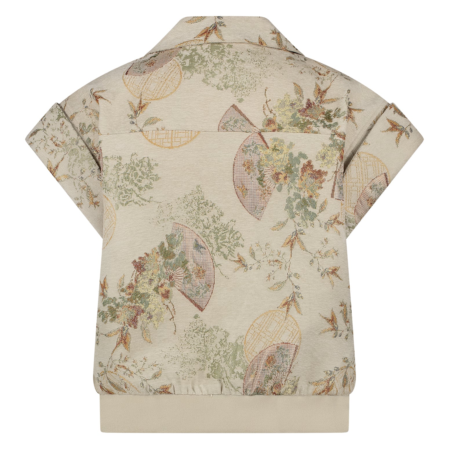 Amy Top Embroidery | Sand