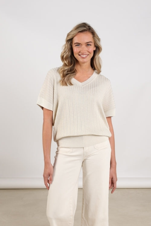 Raya Top Lurex | Sand