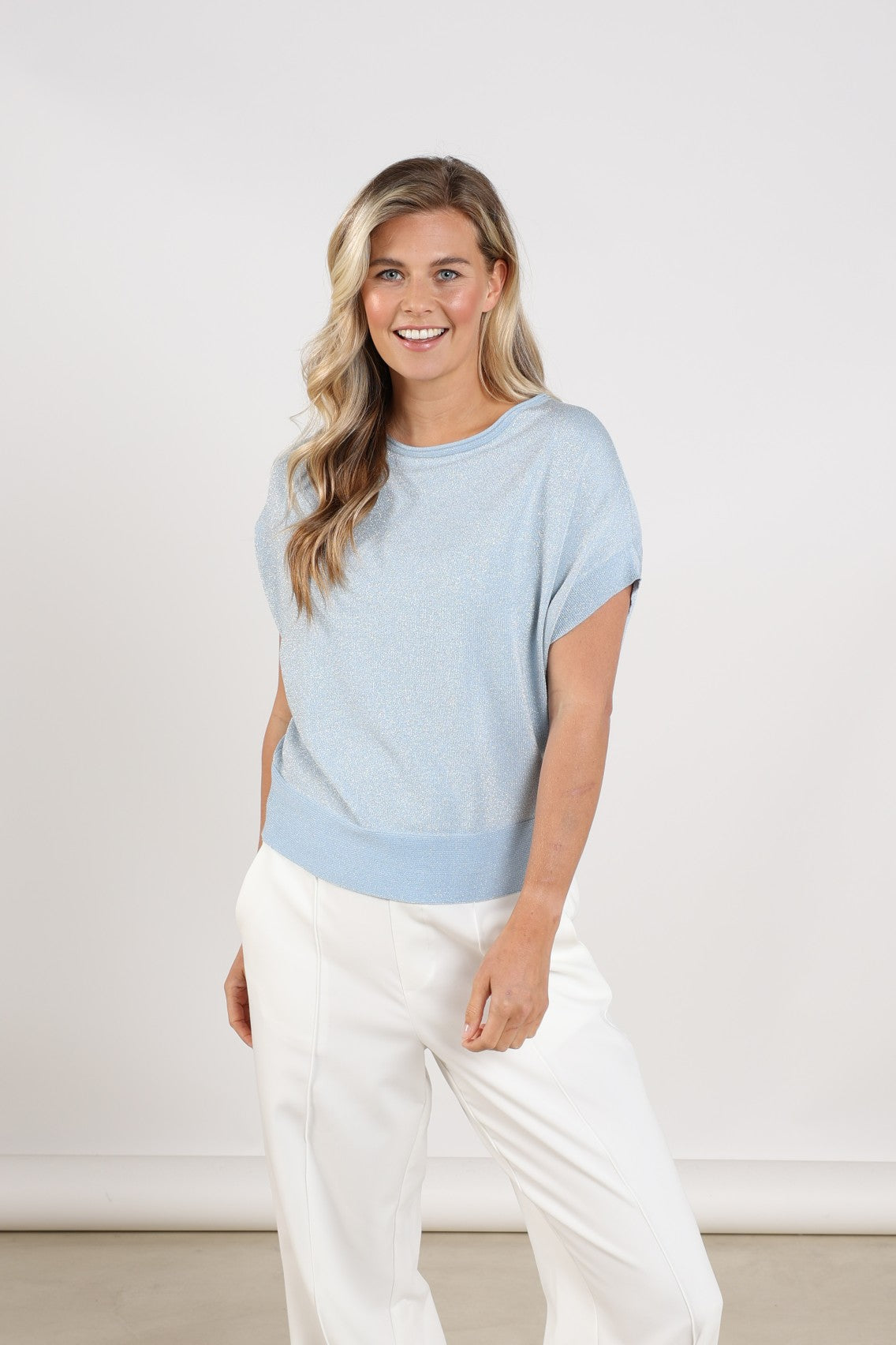 Wies Top Lurex | Cloudy