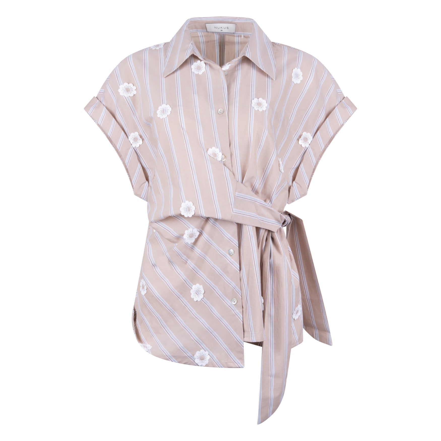 Aneta Top Stripe | Sand