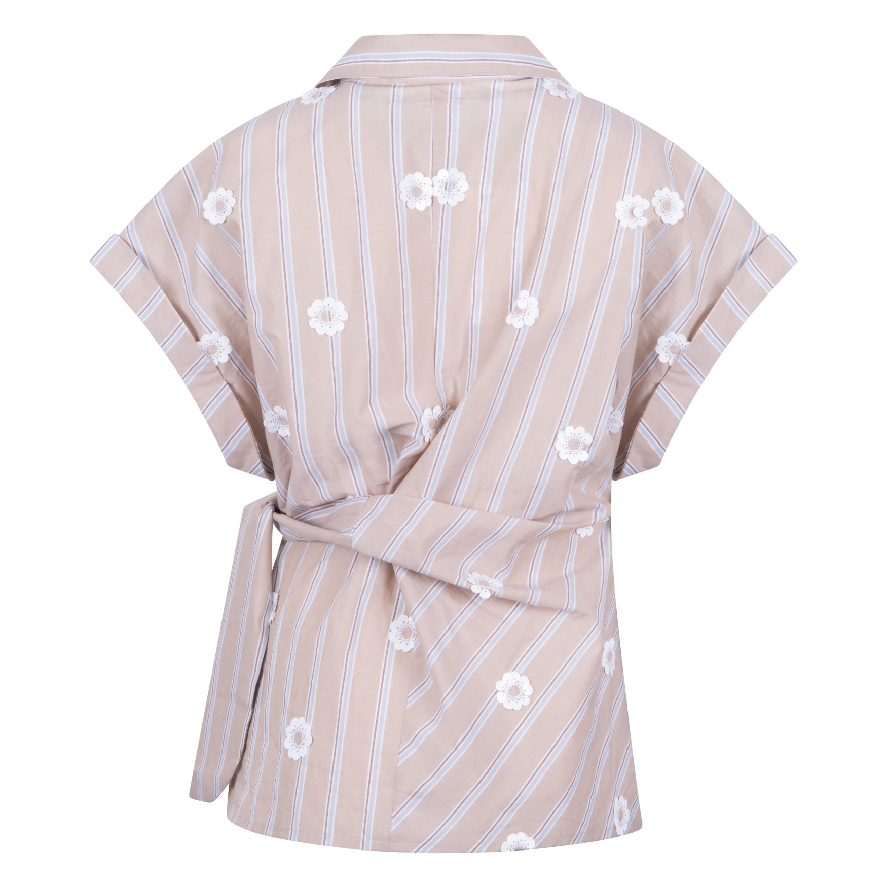 Aneta Top Stripe | Sand