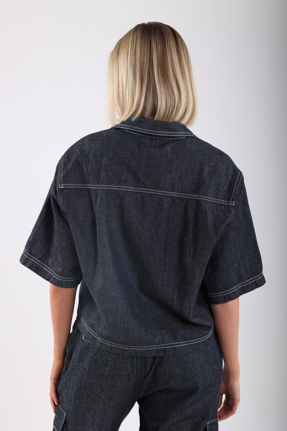 Charlie Blouse | Dark Denim