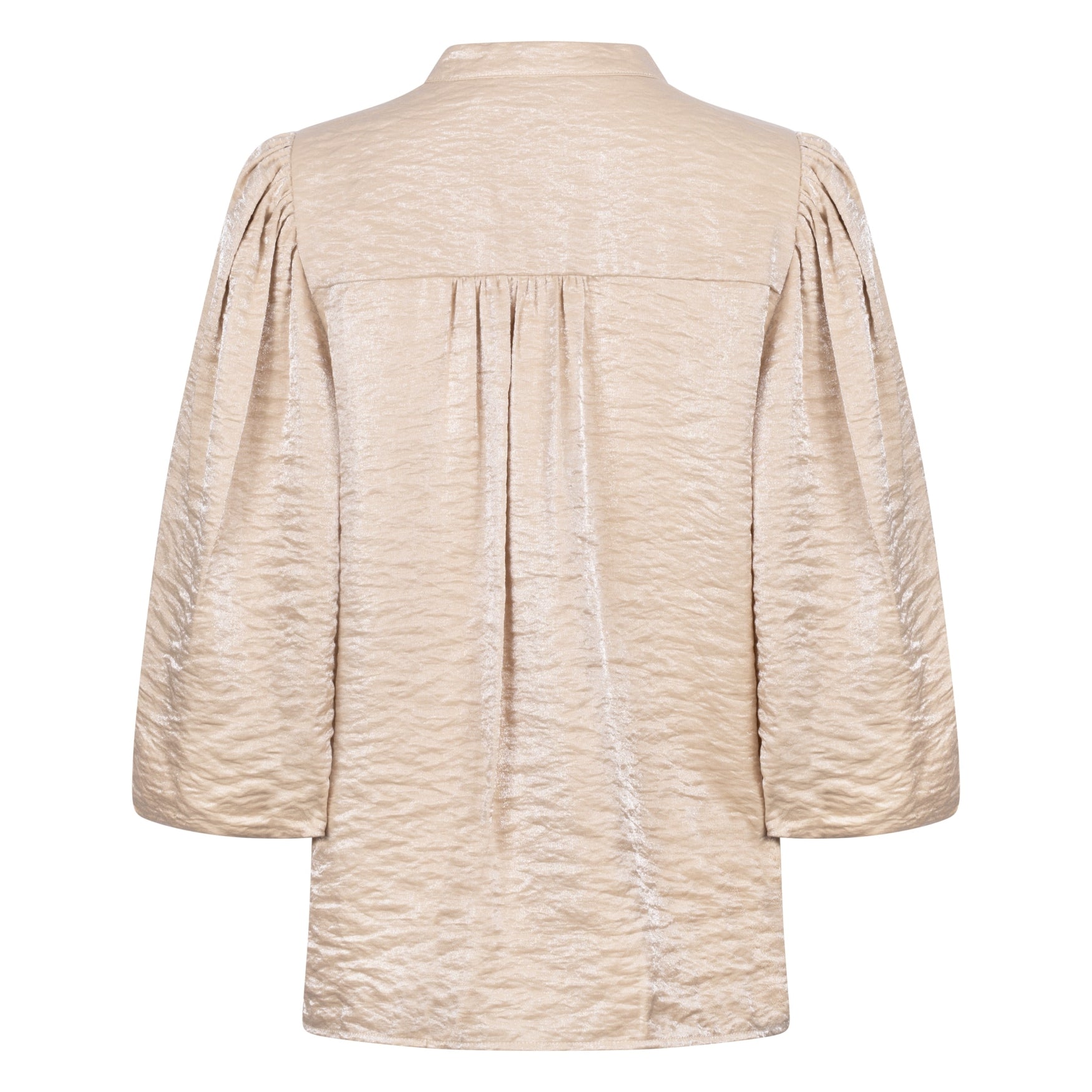 Rosie Blouse Shiny | Sand