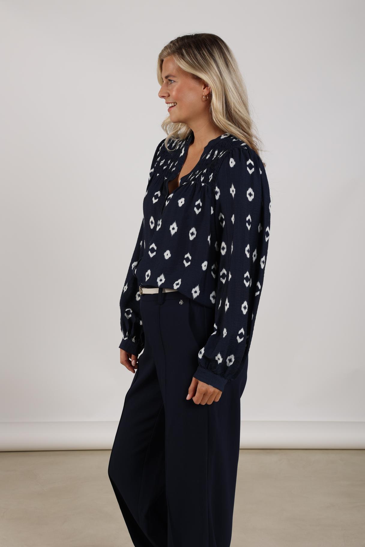 Philou Blouse | Navy