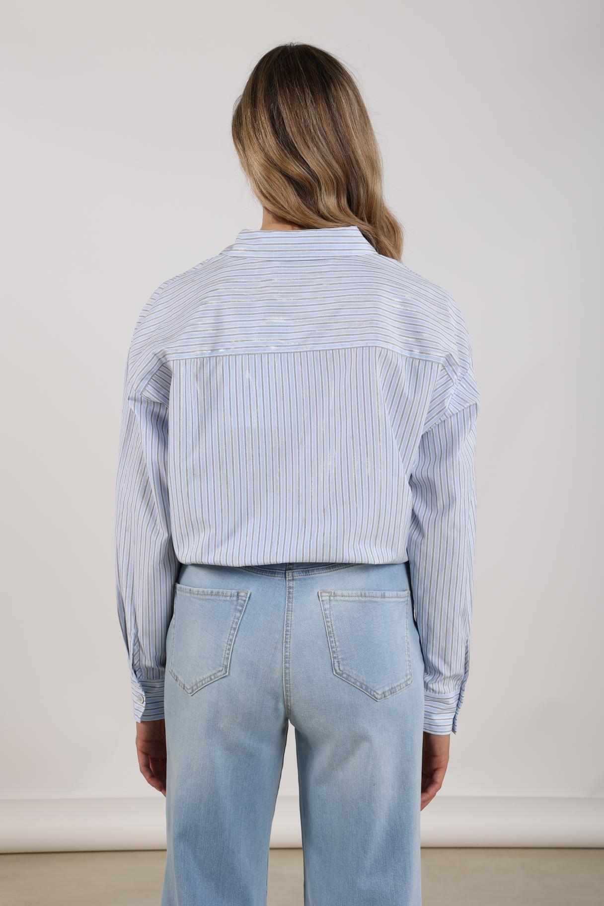 Ariana Blouse Stripe | Cloudy