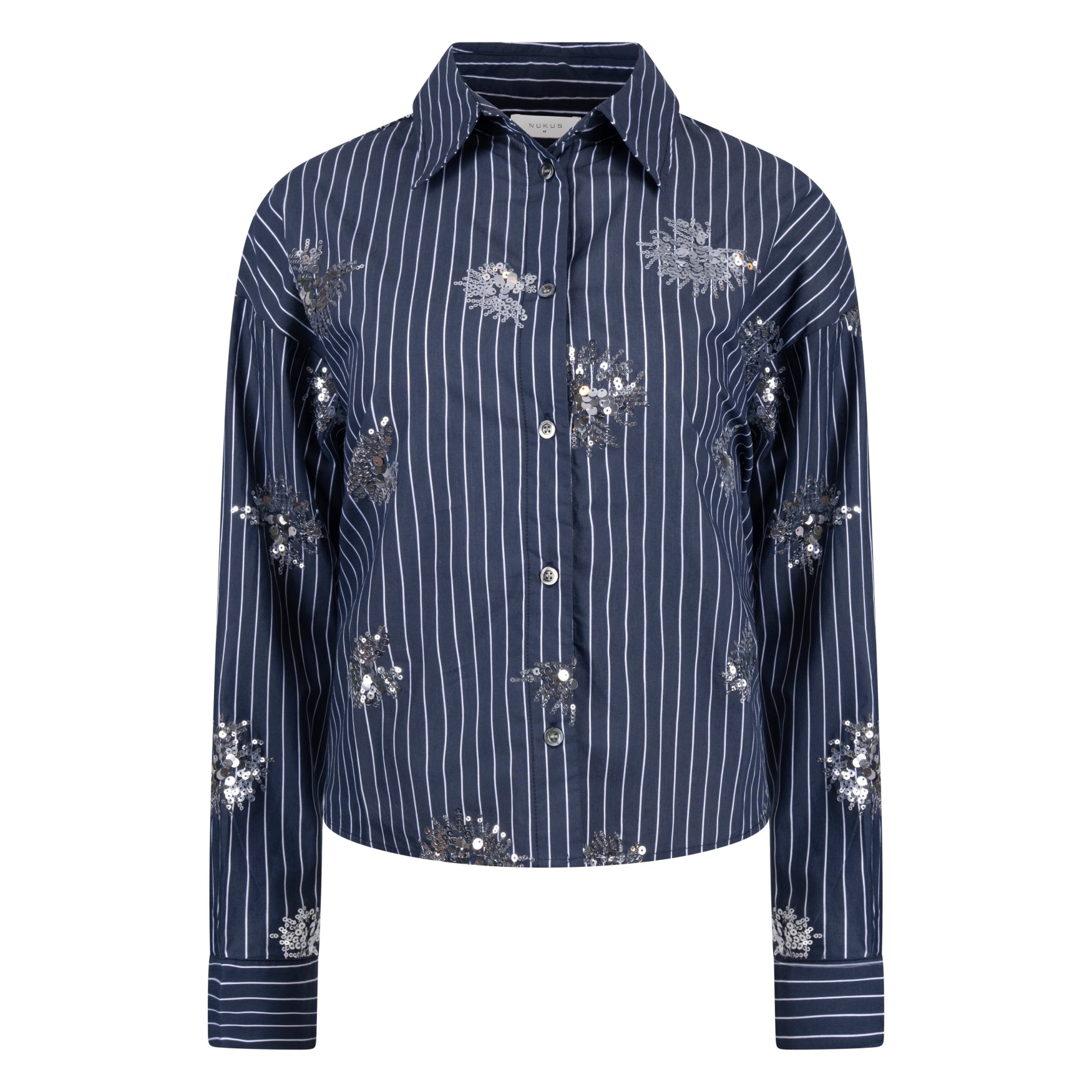 Tessa Blouse Paillet | Navy