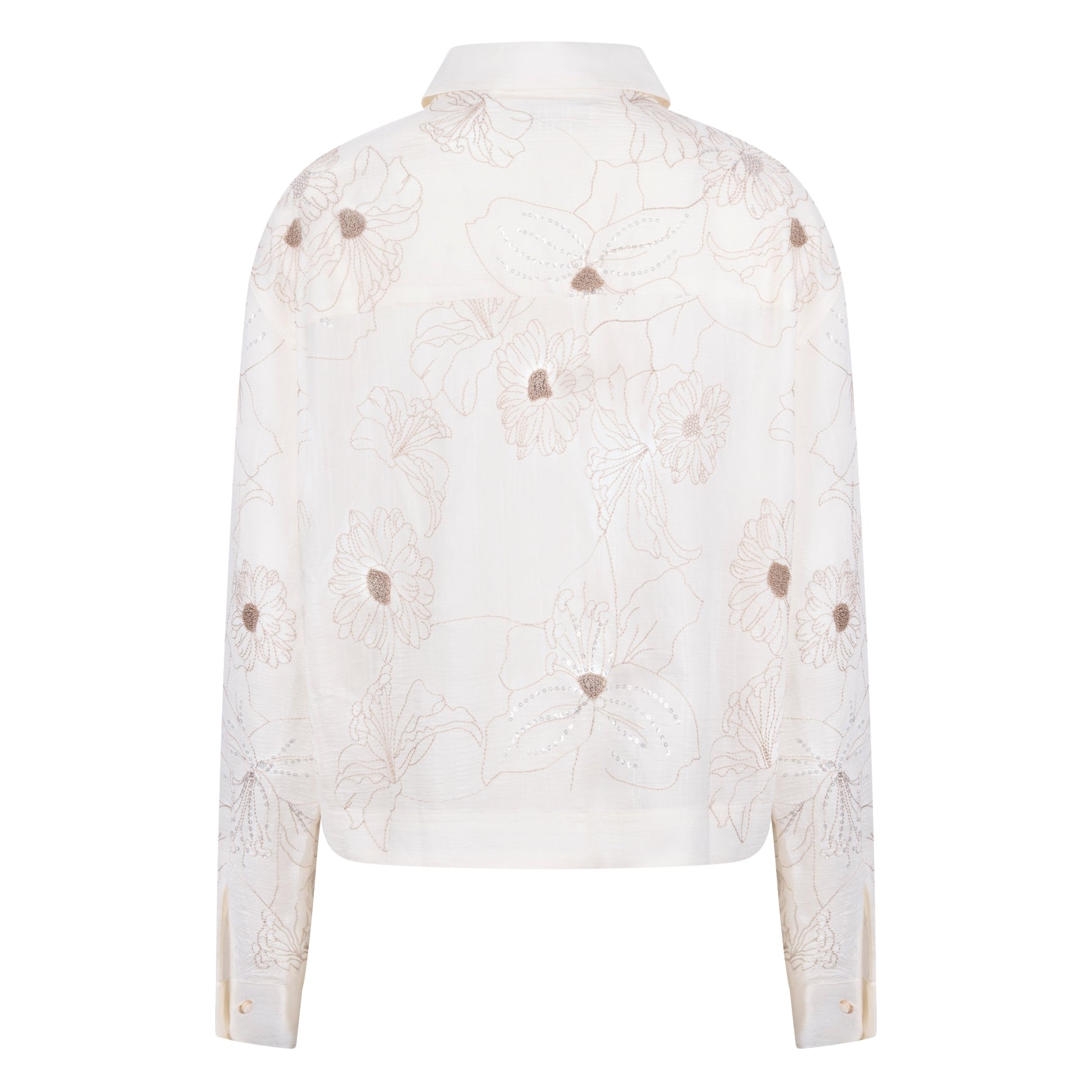 Adora Blouse Embroidery | Off White