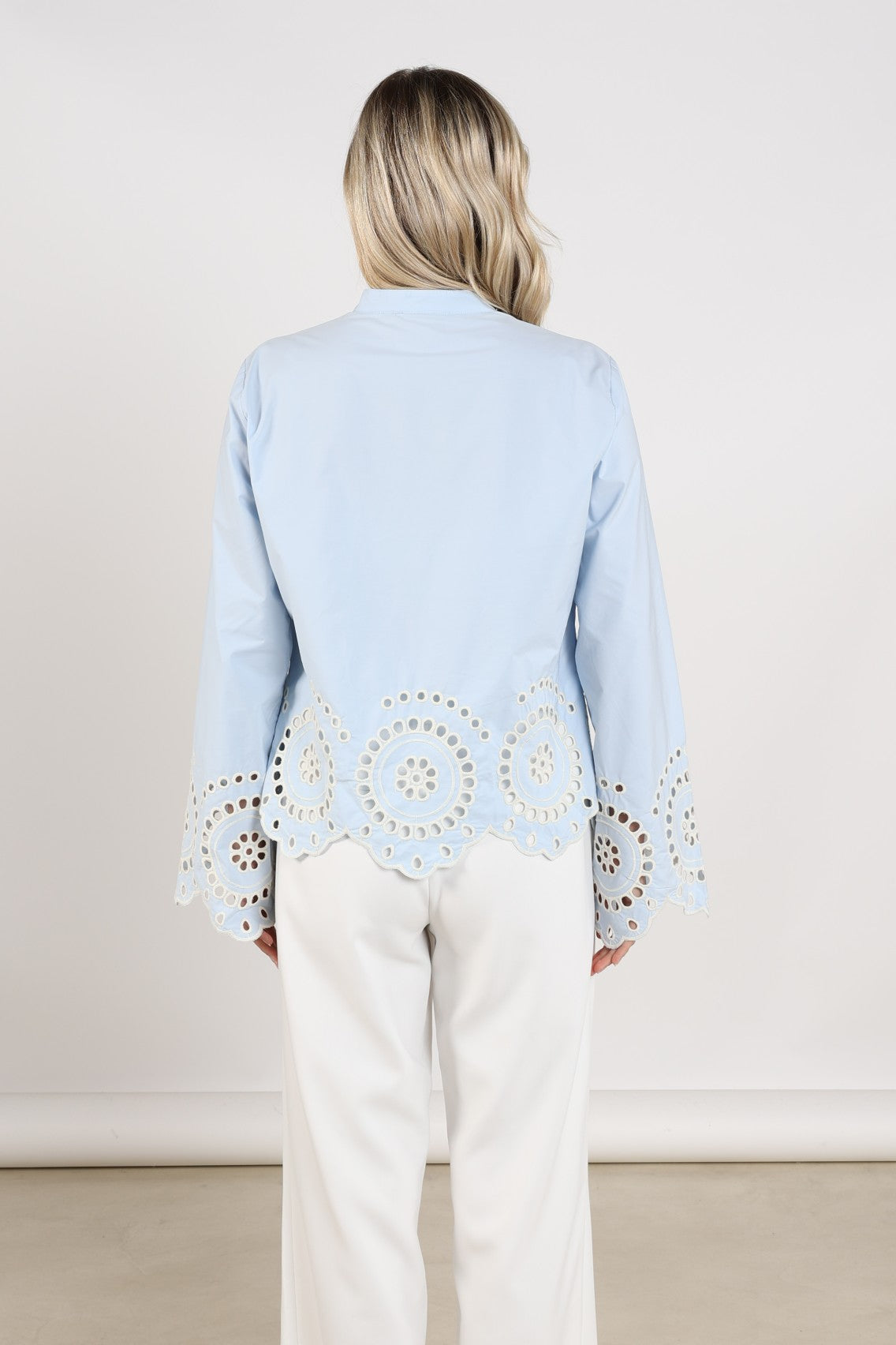 Bella Blouse Embroidery | Cloudy
