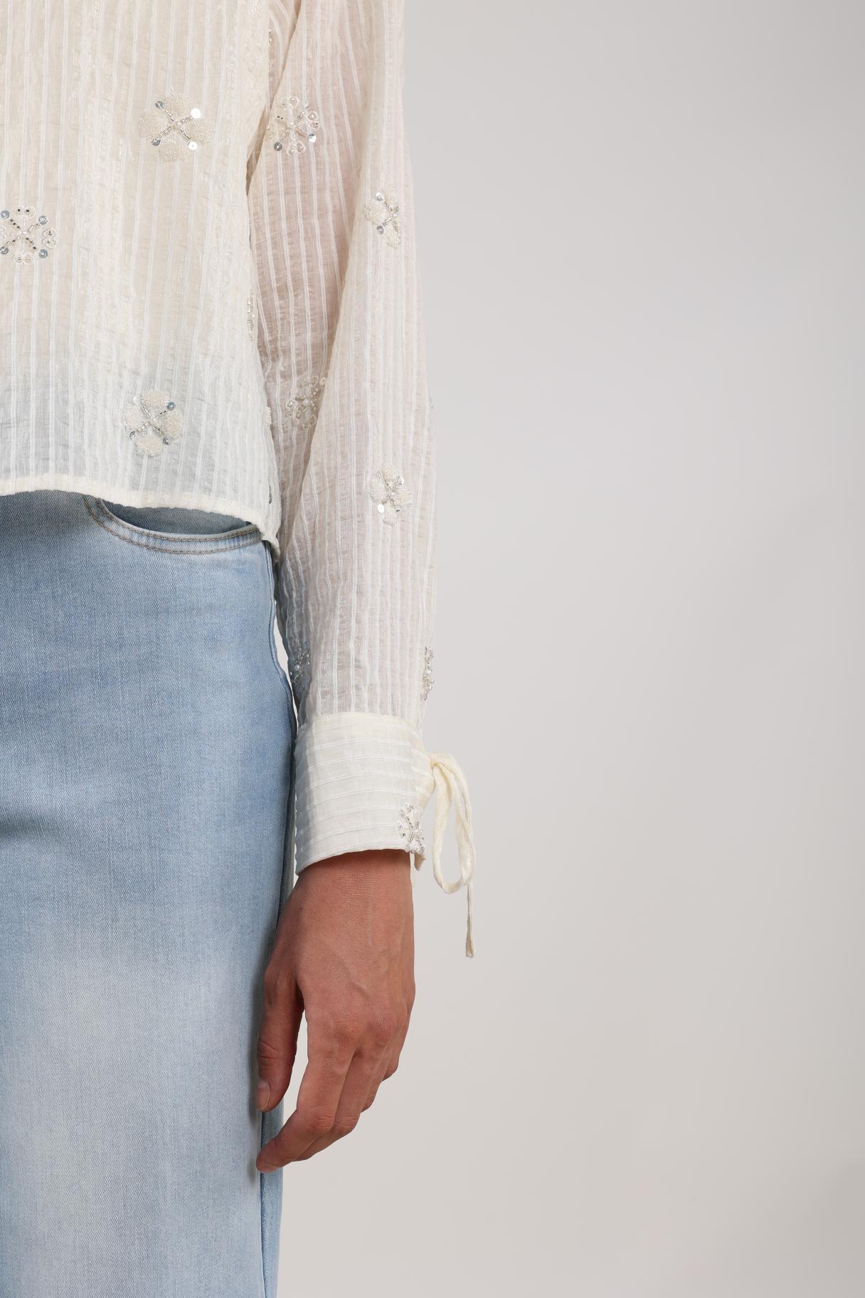Bailey Blouse Beads | Off White