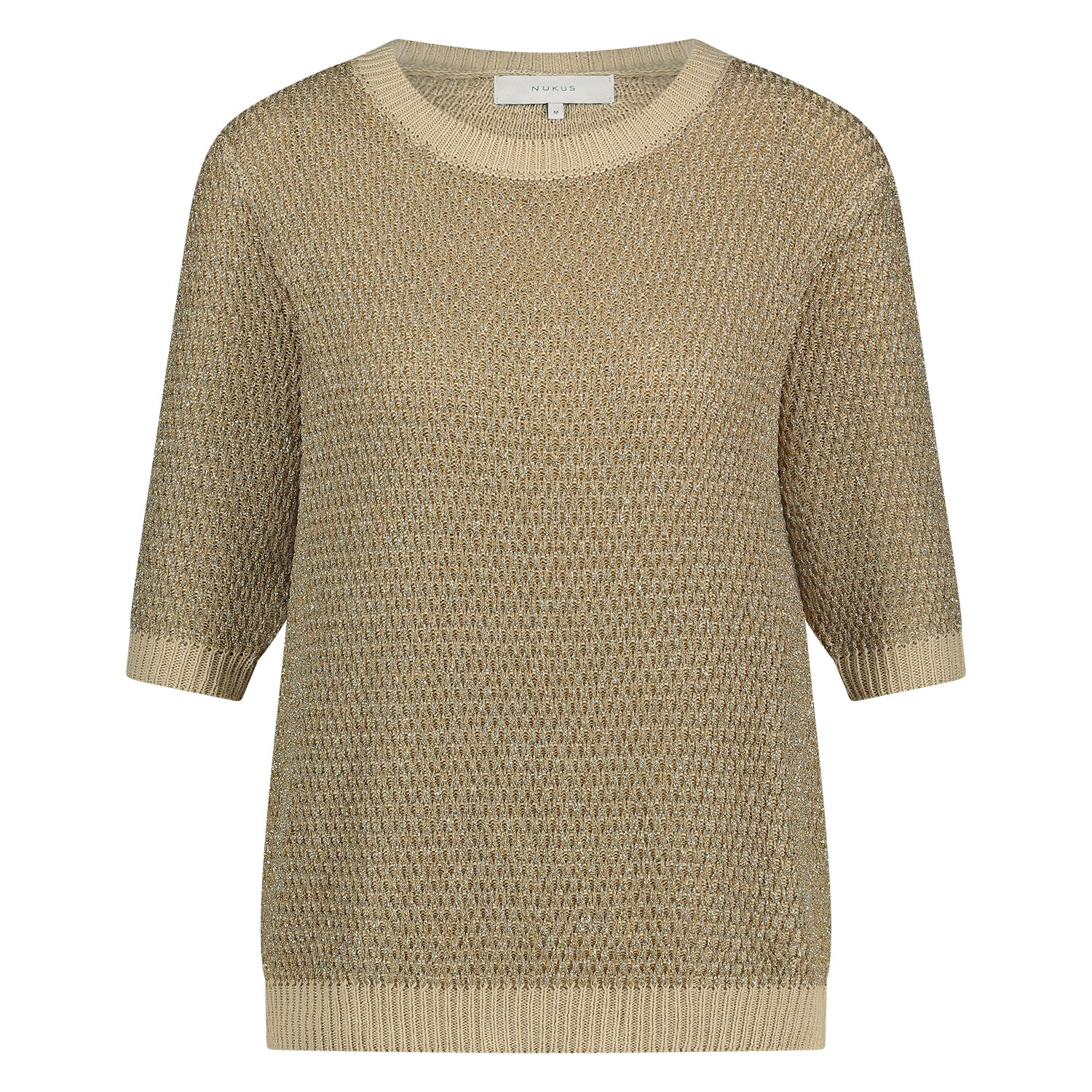 Allegra Pullover Lurex | Sand/ Gold