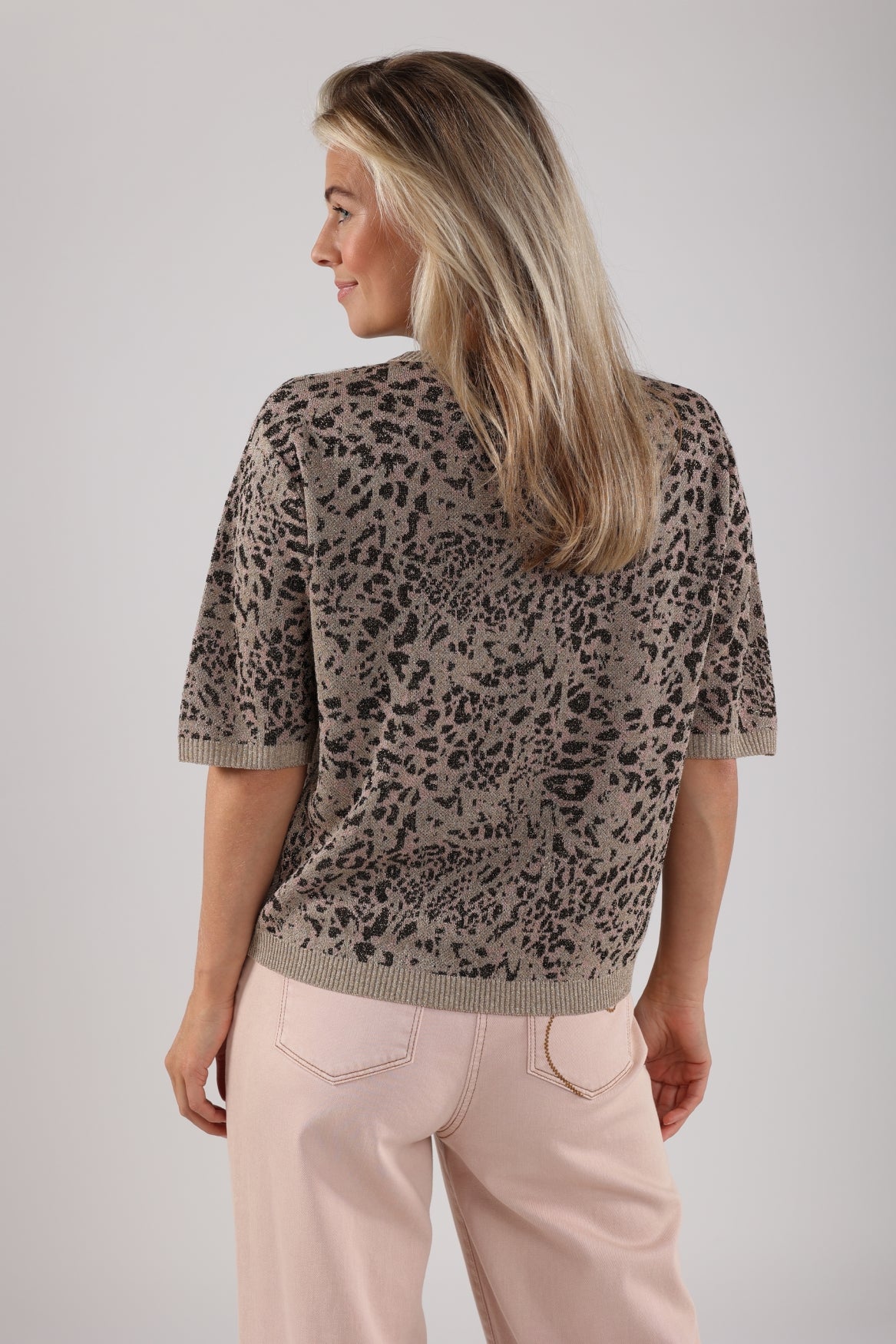 Amante Pullover Panter | Dark Sand/Blush