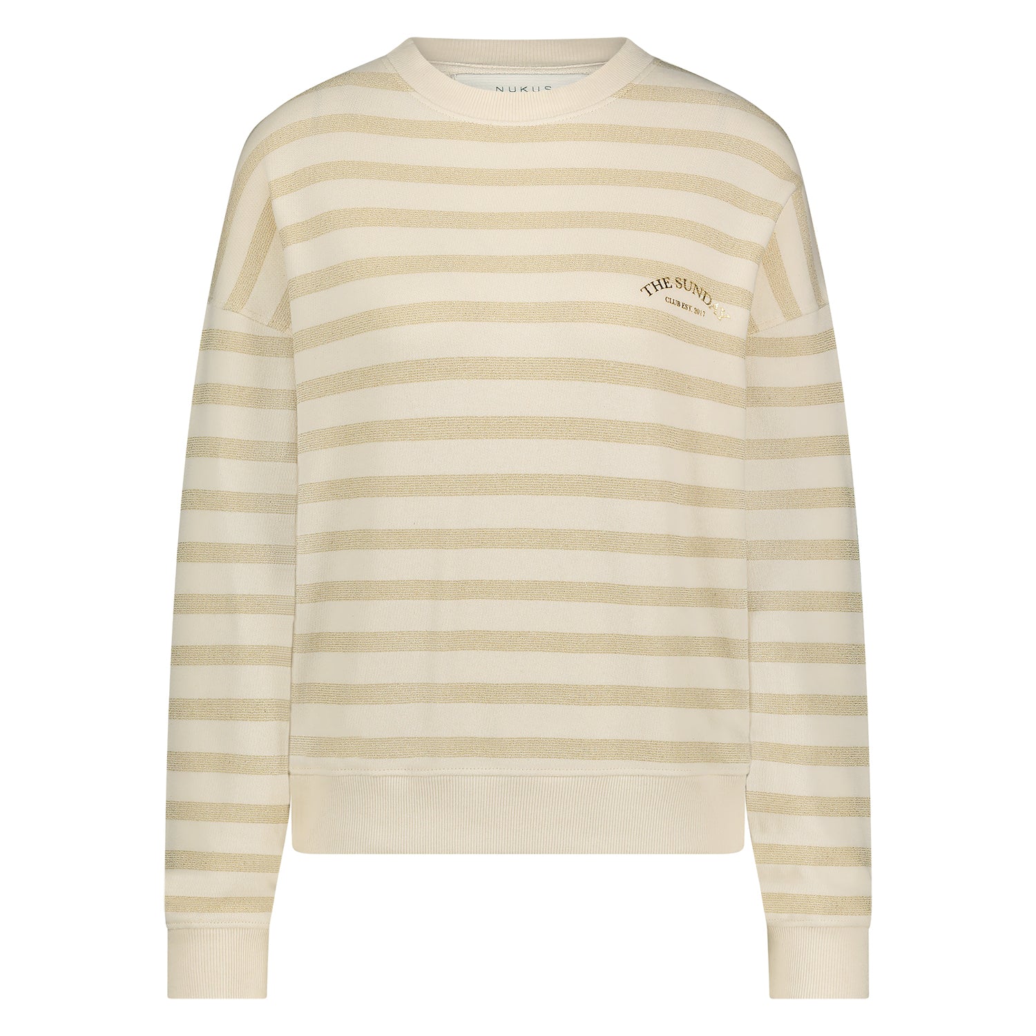 Noa Pullover Stripes | Offwhite/Sand