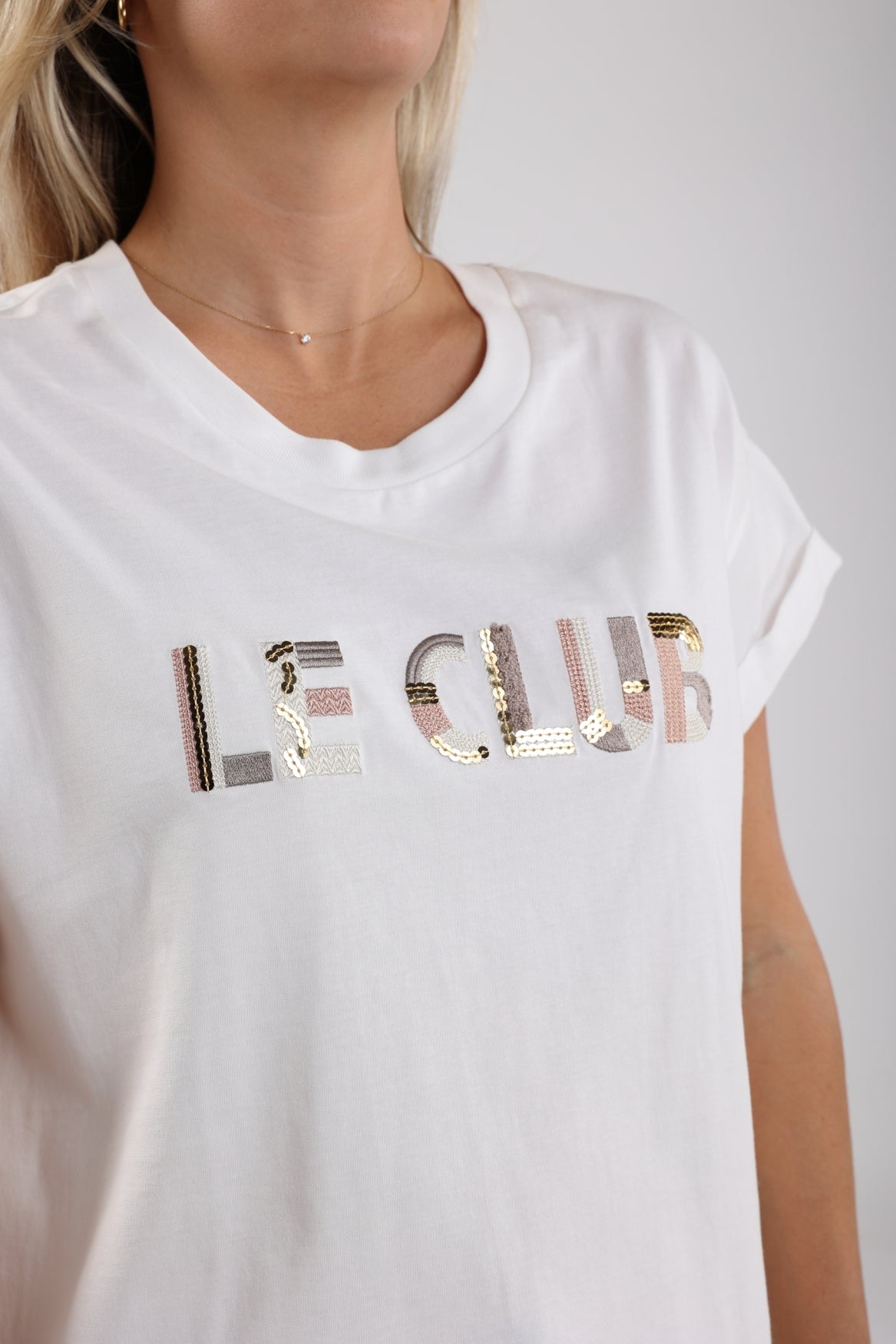 Femke Shirt Le Club | Offwhite/Powder