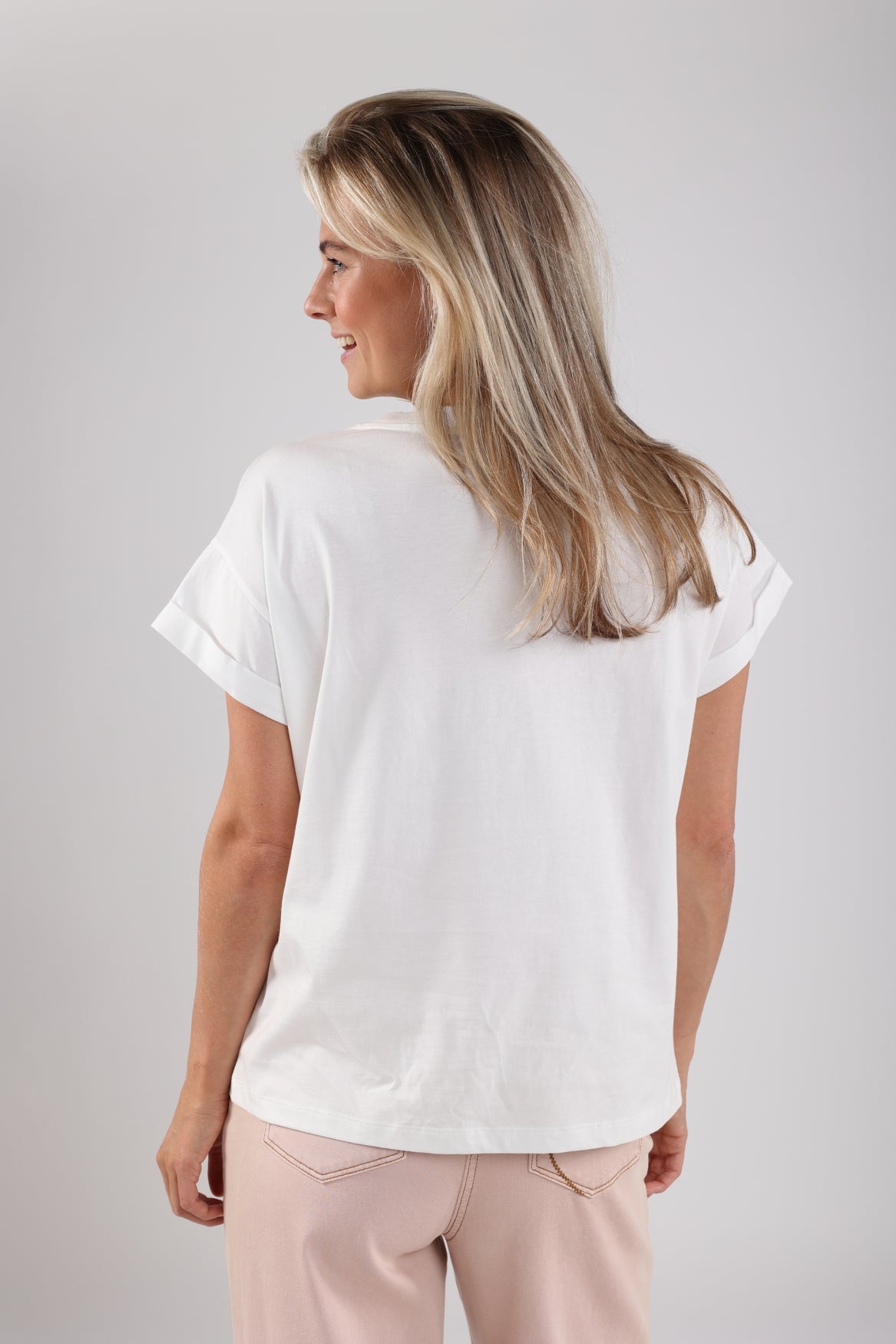 Femke Shirt Le Club | Offwhite/Powder