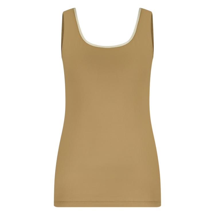 Juba Singlet | Fango/Gold