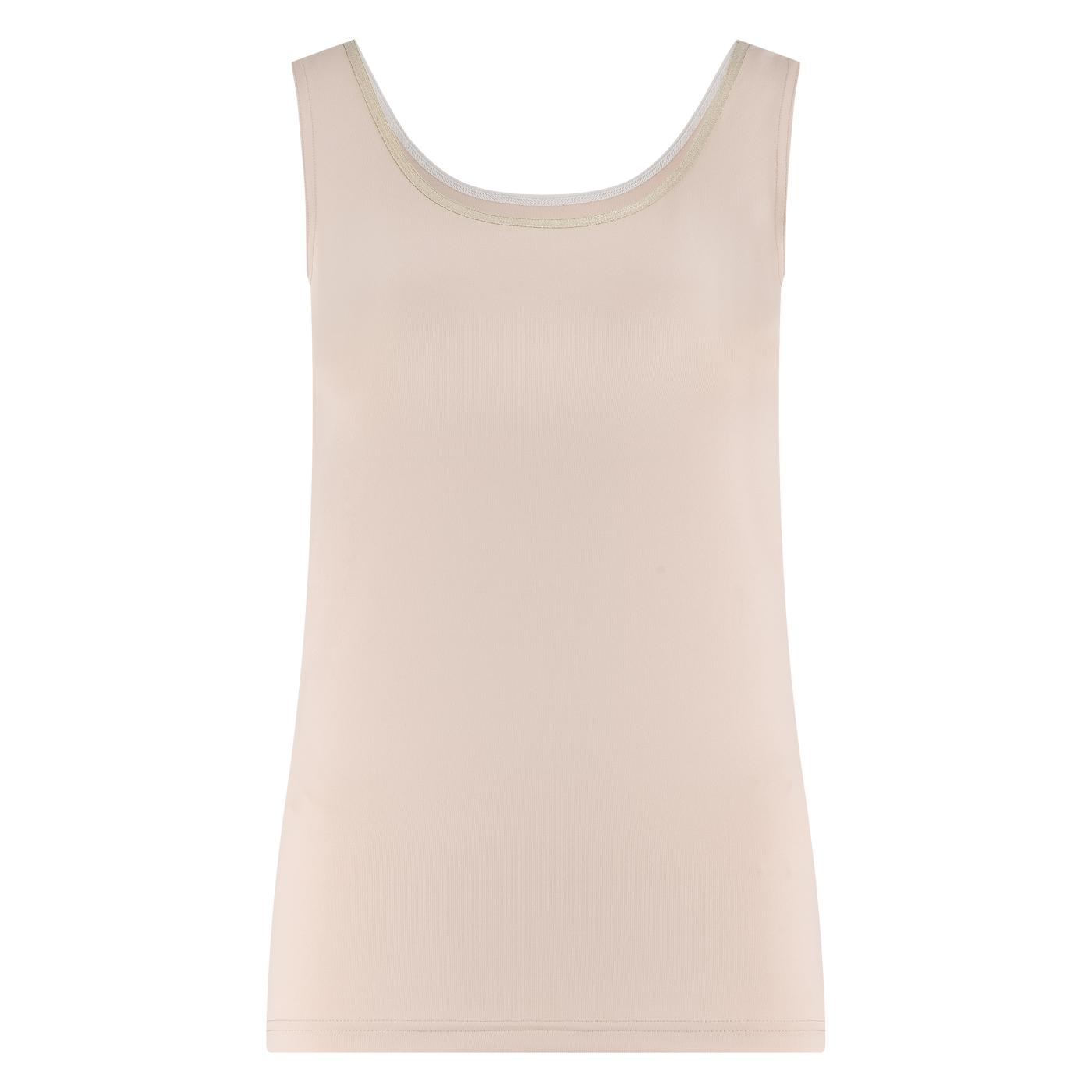 Juba Singlet | Dusty Pink/Gold
