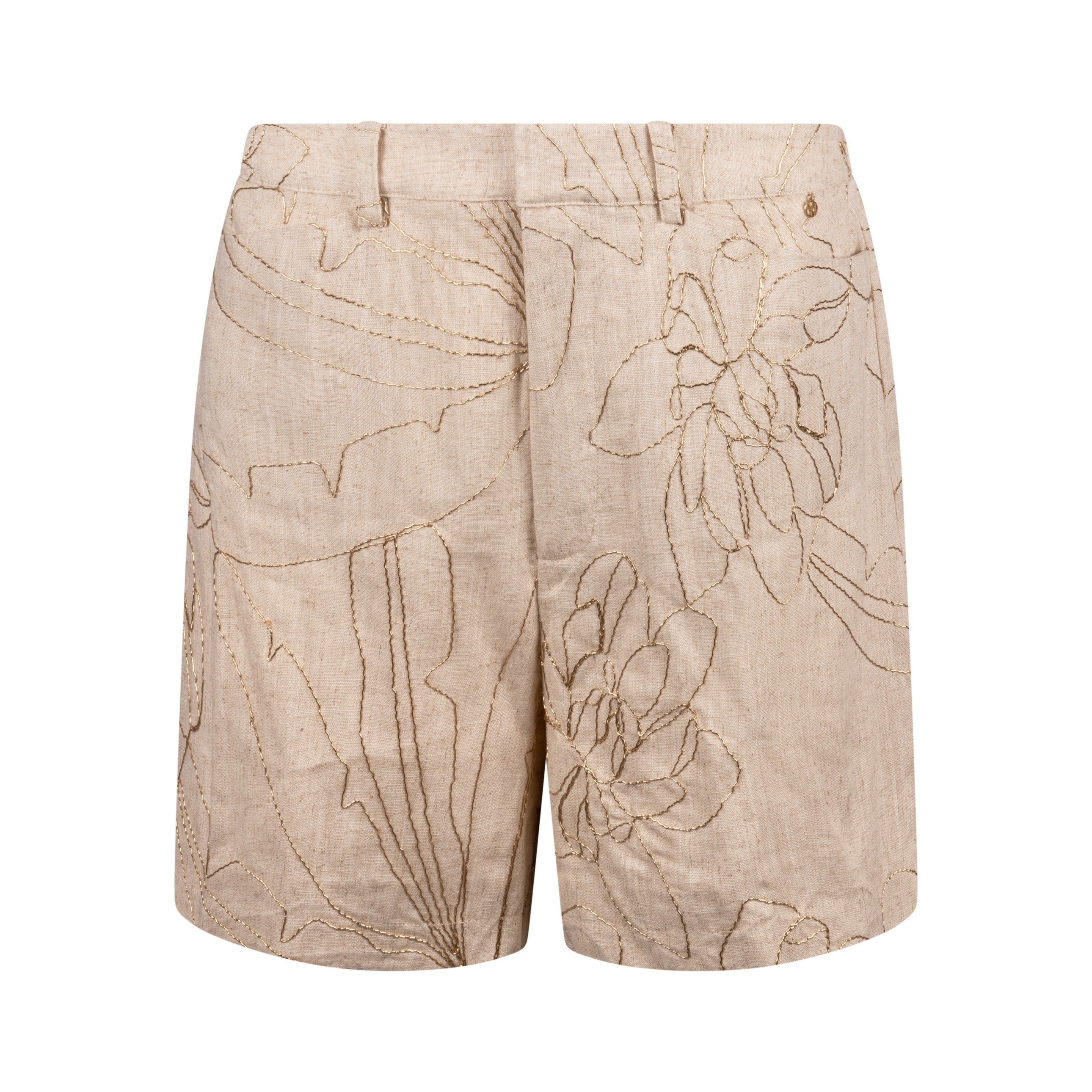 Dagmar Short Embroidery | Sand