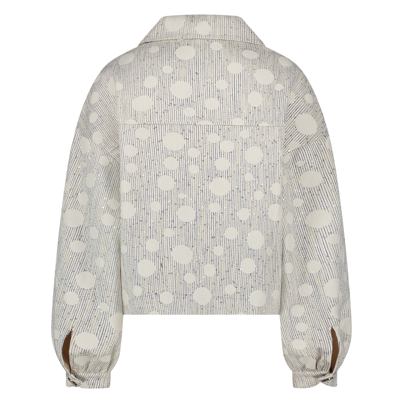 Harmony Jacket Dott | Offwhite/Navy