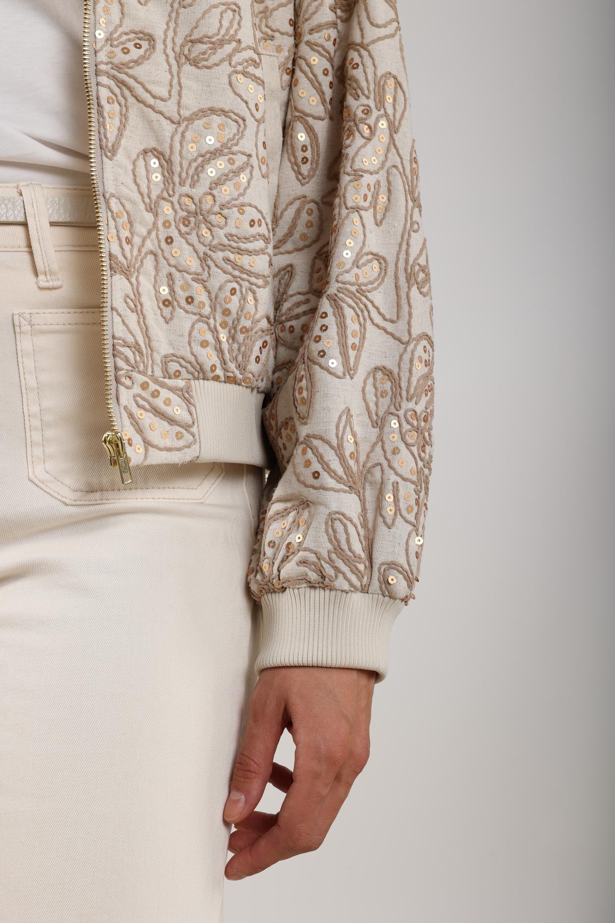 Ginny Bomber Paillet | Sand