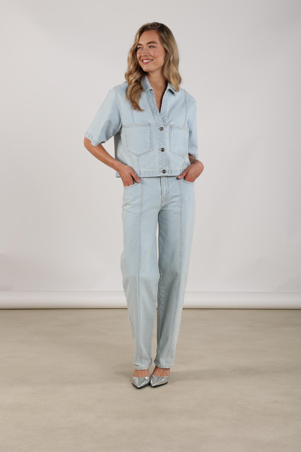 Stijn Jacket | Bleached Denim