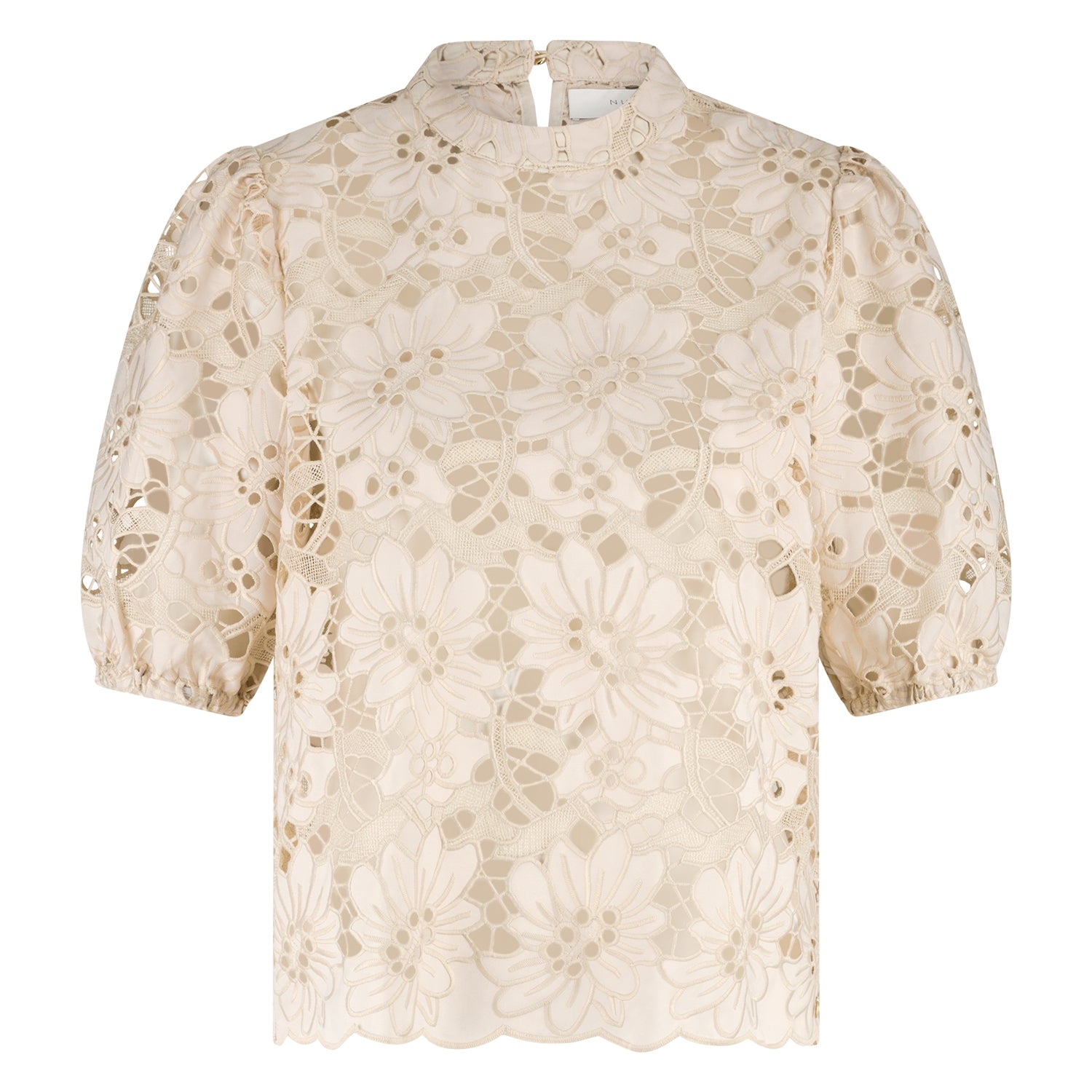 Nicole Top Embroidery | Dusty Pink