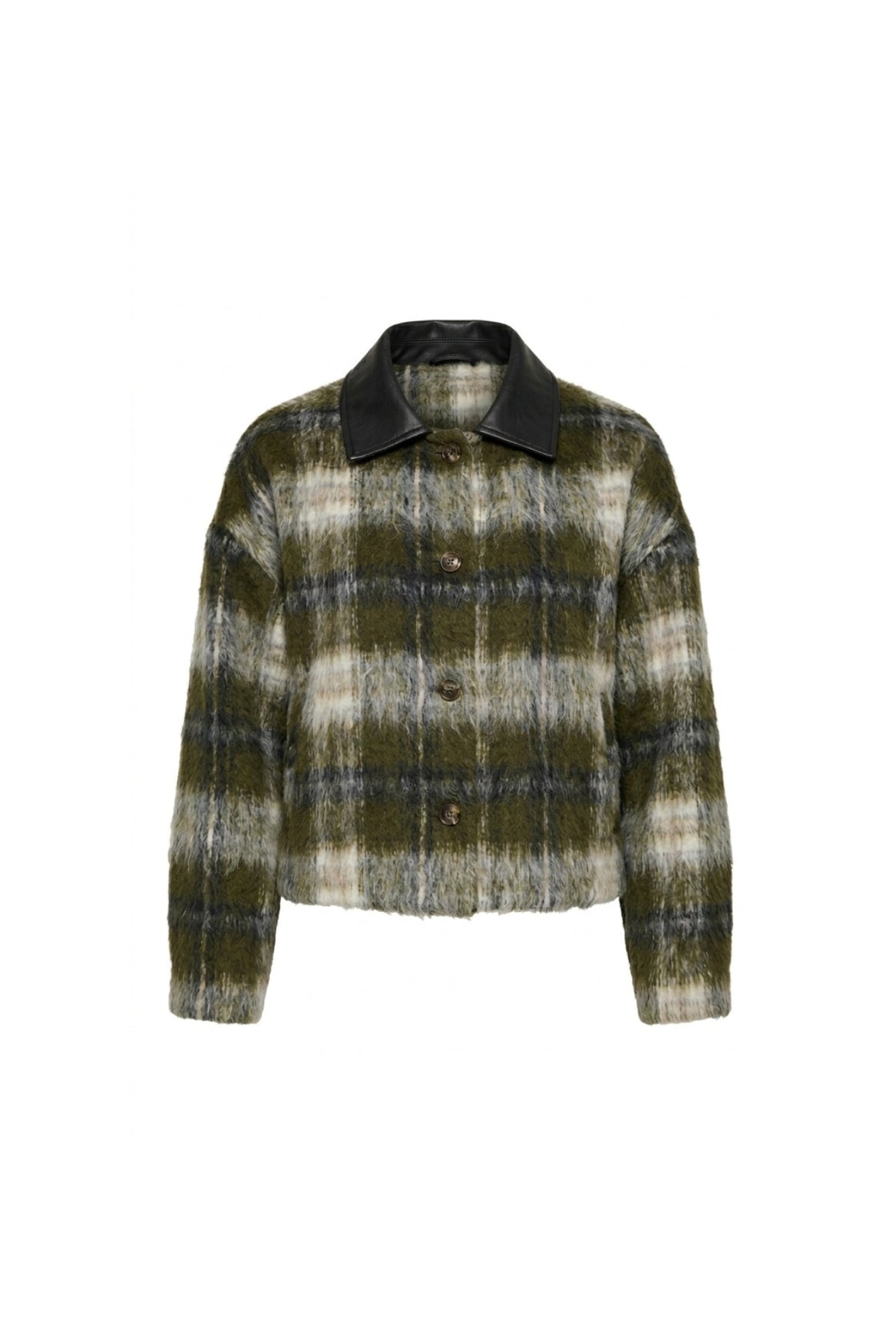 Debora Jacket | Offwhite/Moss