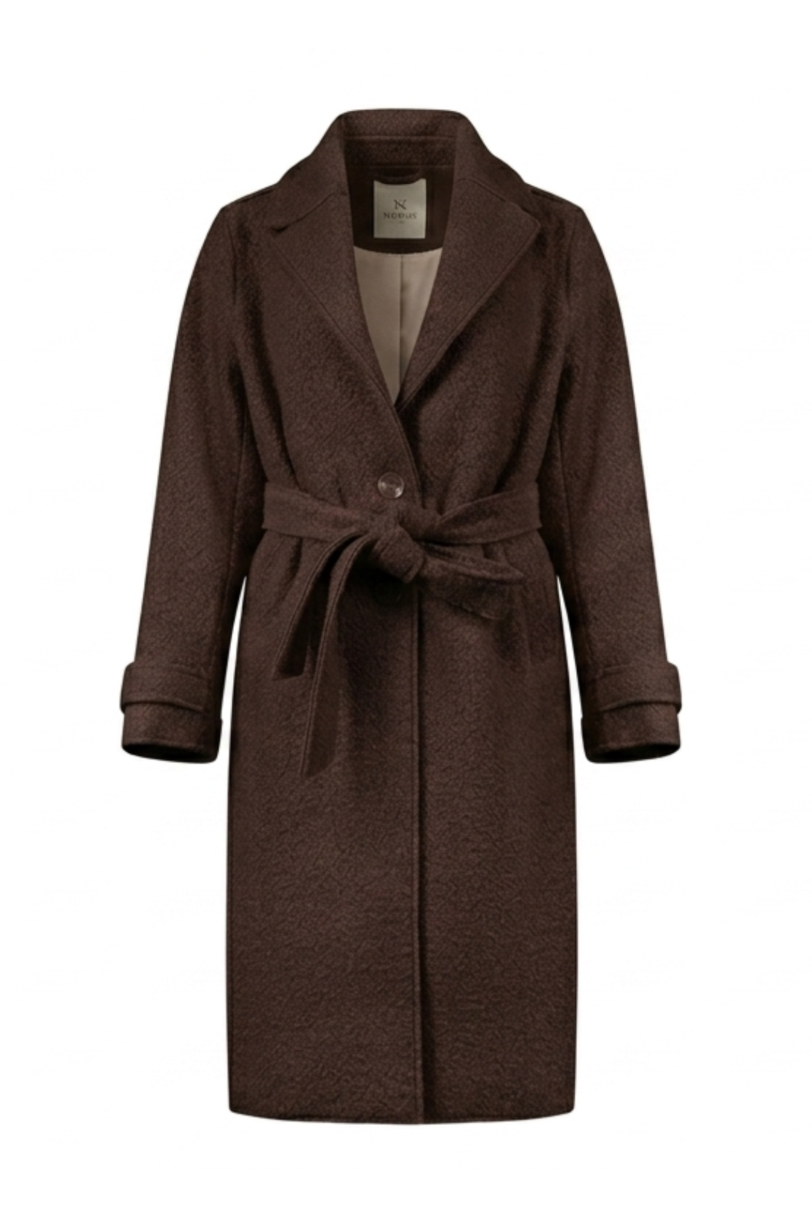 Mace Coat Boucle | Chocolate