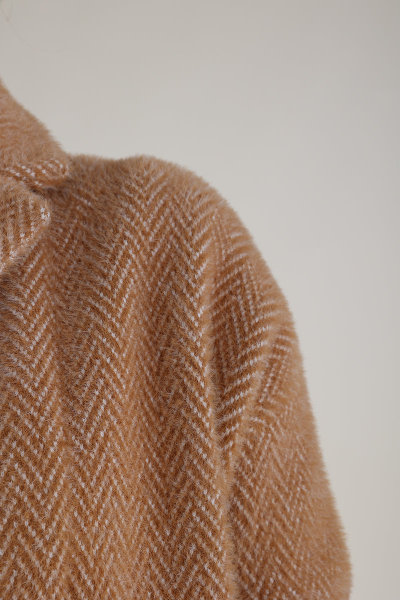 Paulette Cardigan Camel