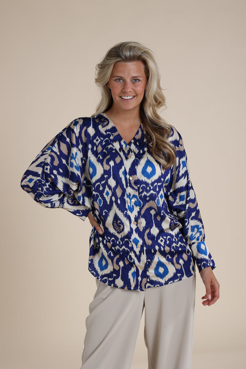 Rebel Blouse Kobalt