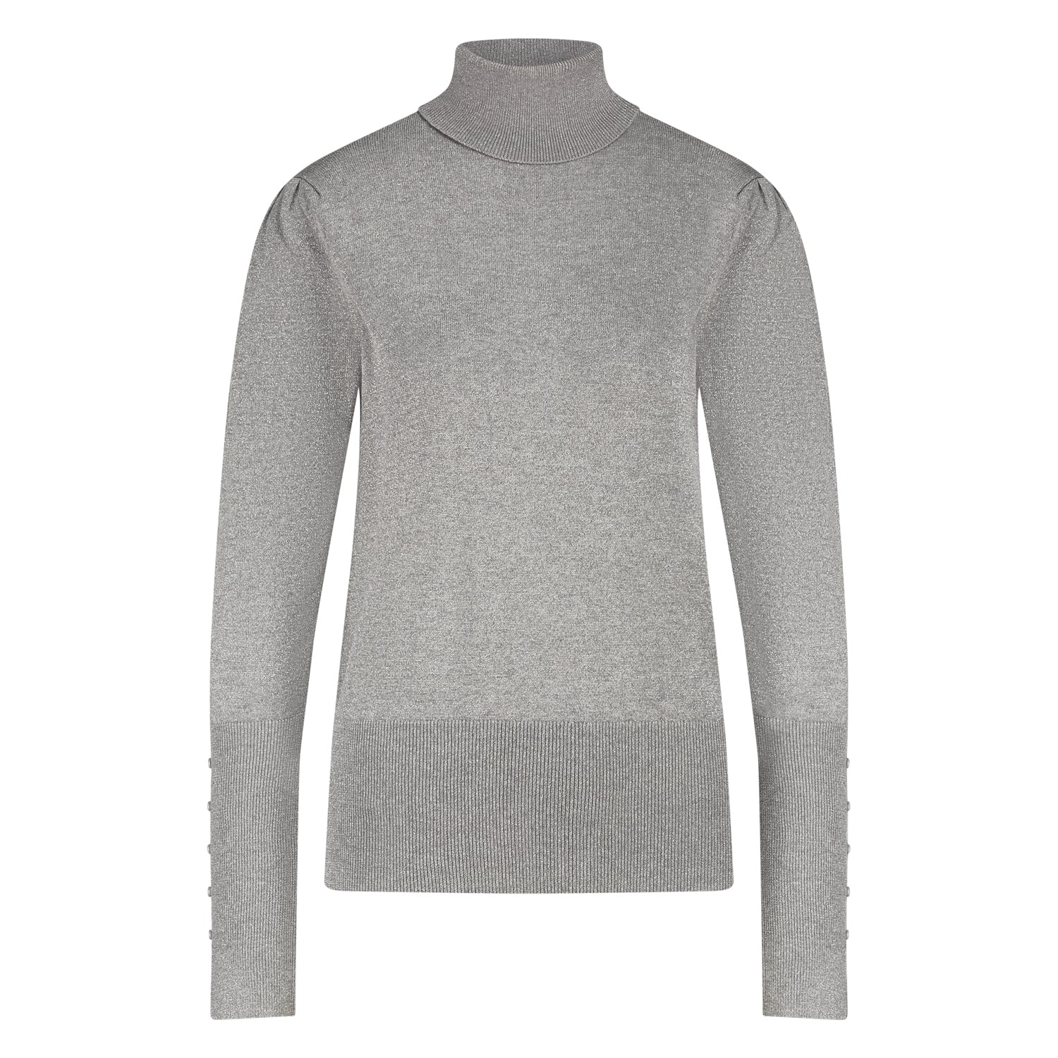Sylvia Pullover Lurex | Light grey